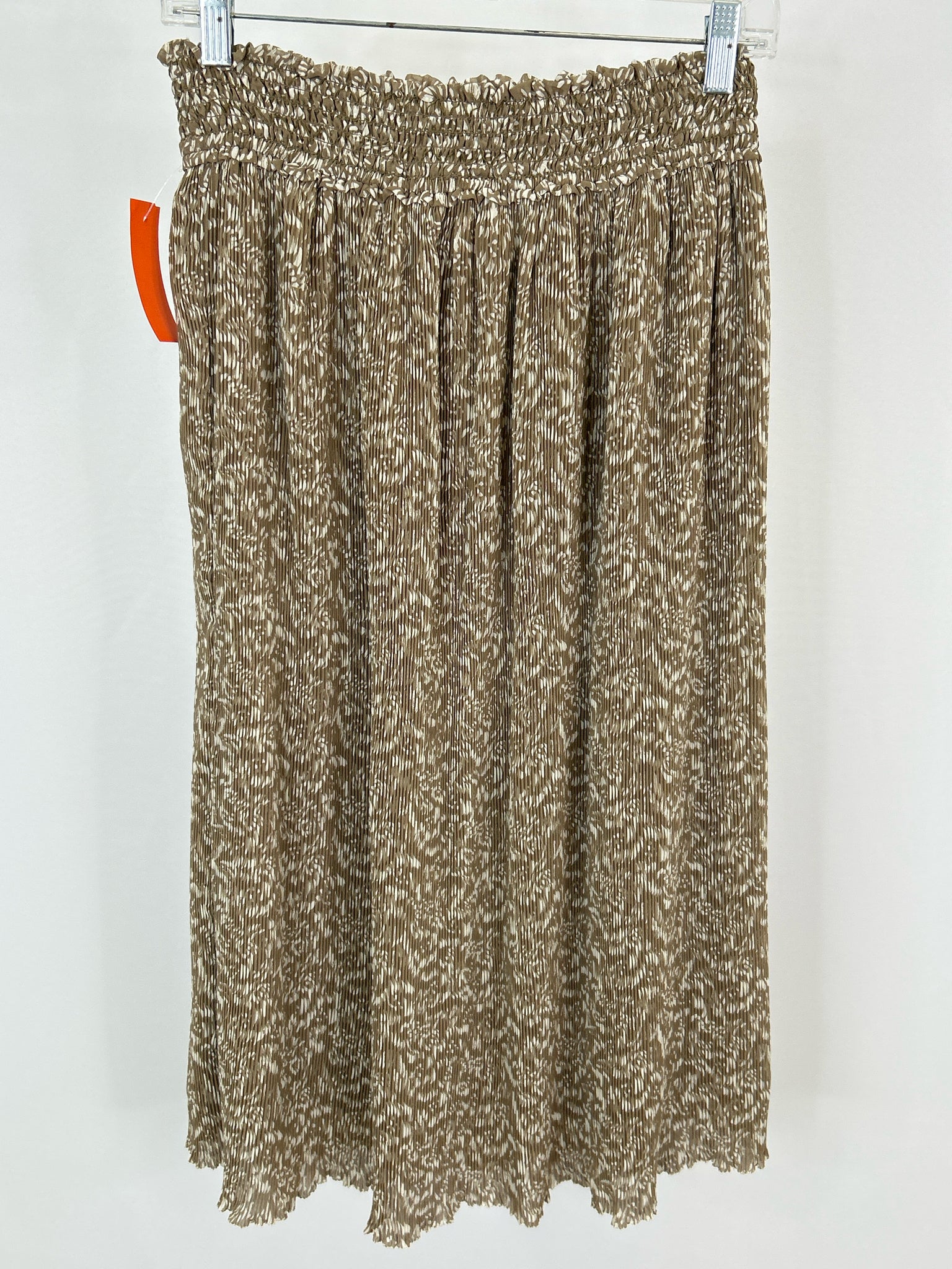 Good Hart Size M Brown Print Women Skirt NWT