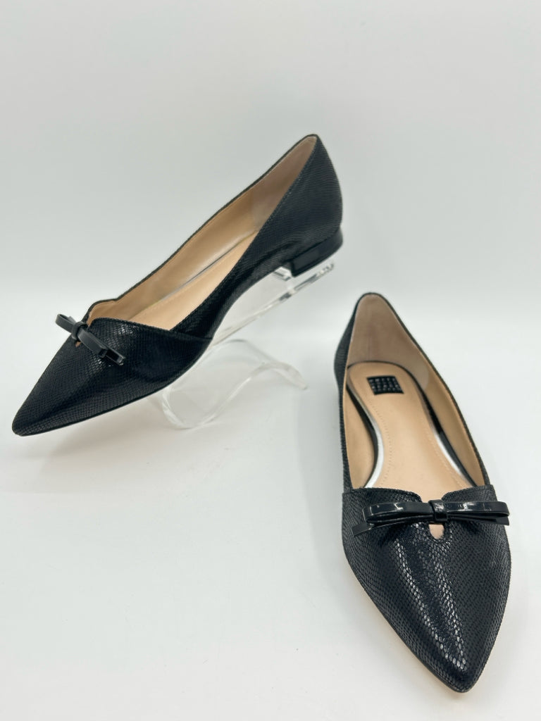 White House Black Market Women Size 8.5 Black Flats