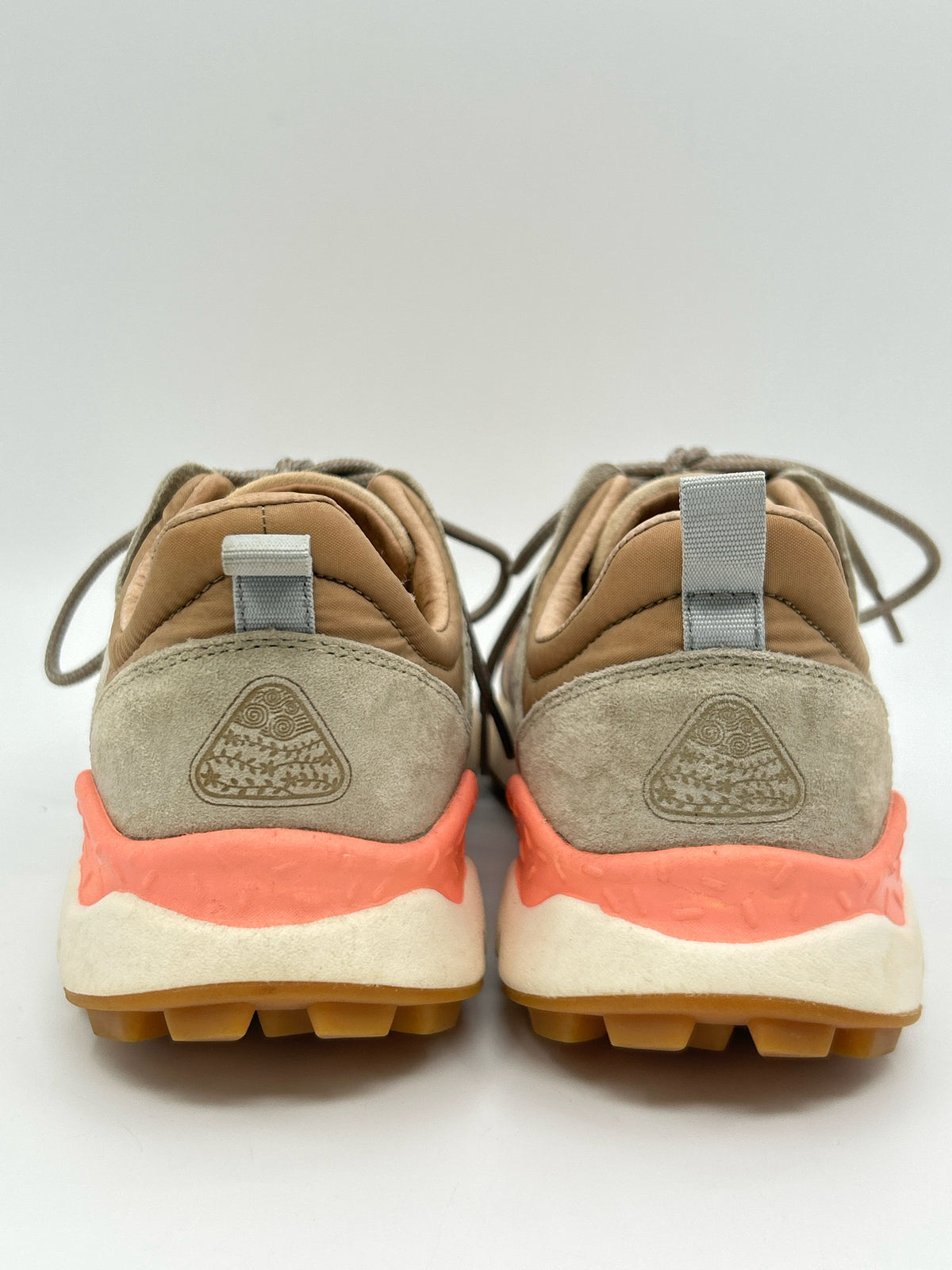 Flower Mountain Size 7 Peach and Grey Women Sneakers