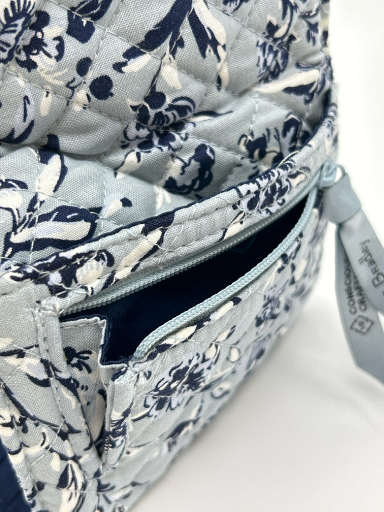 VERA BRADLEY Blue Floral Tote Duffle Set