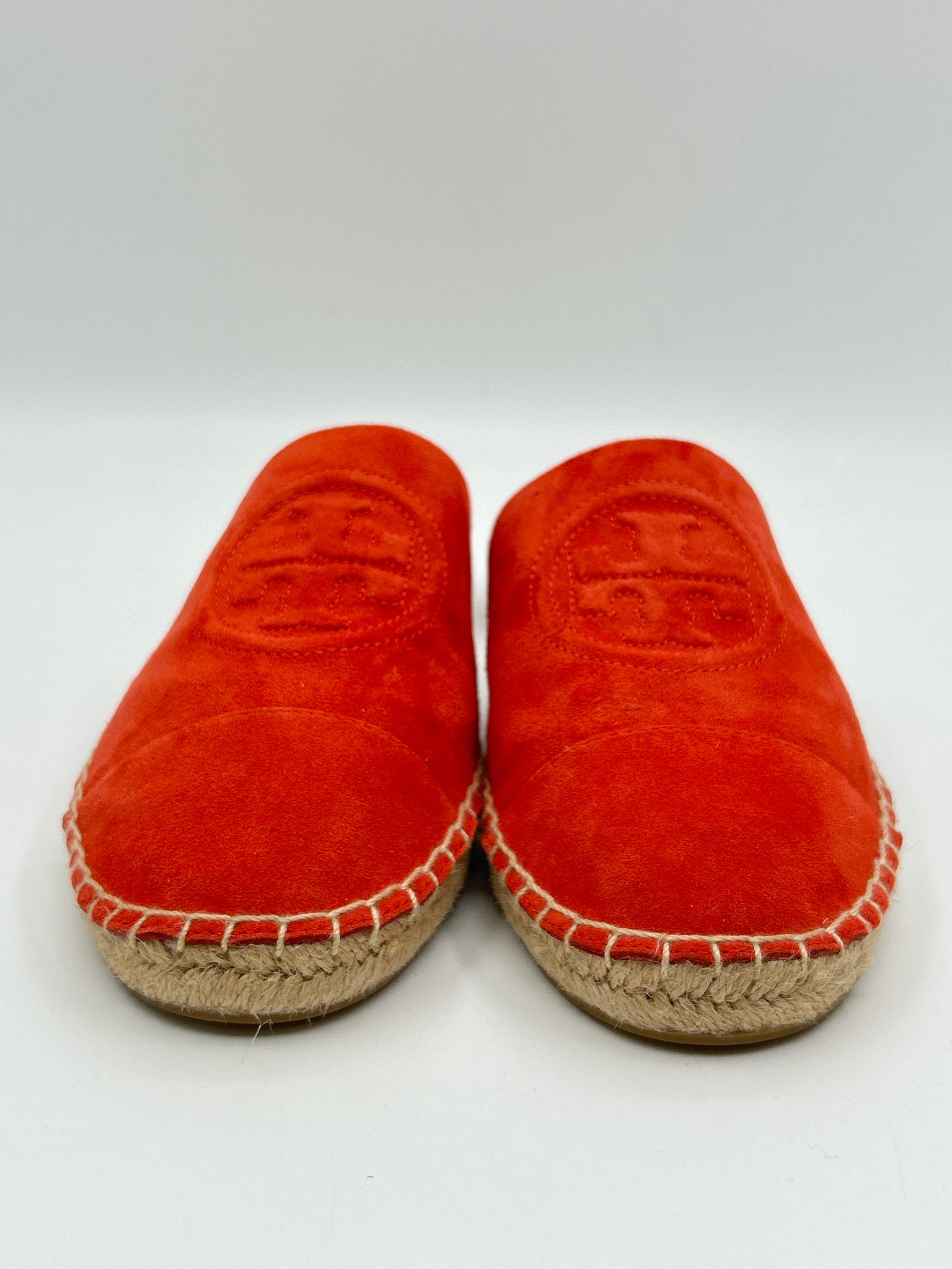 TORY BURCH Size 7.5 Orange Women Flats