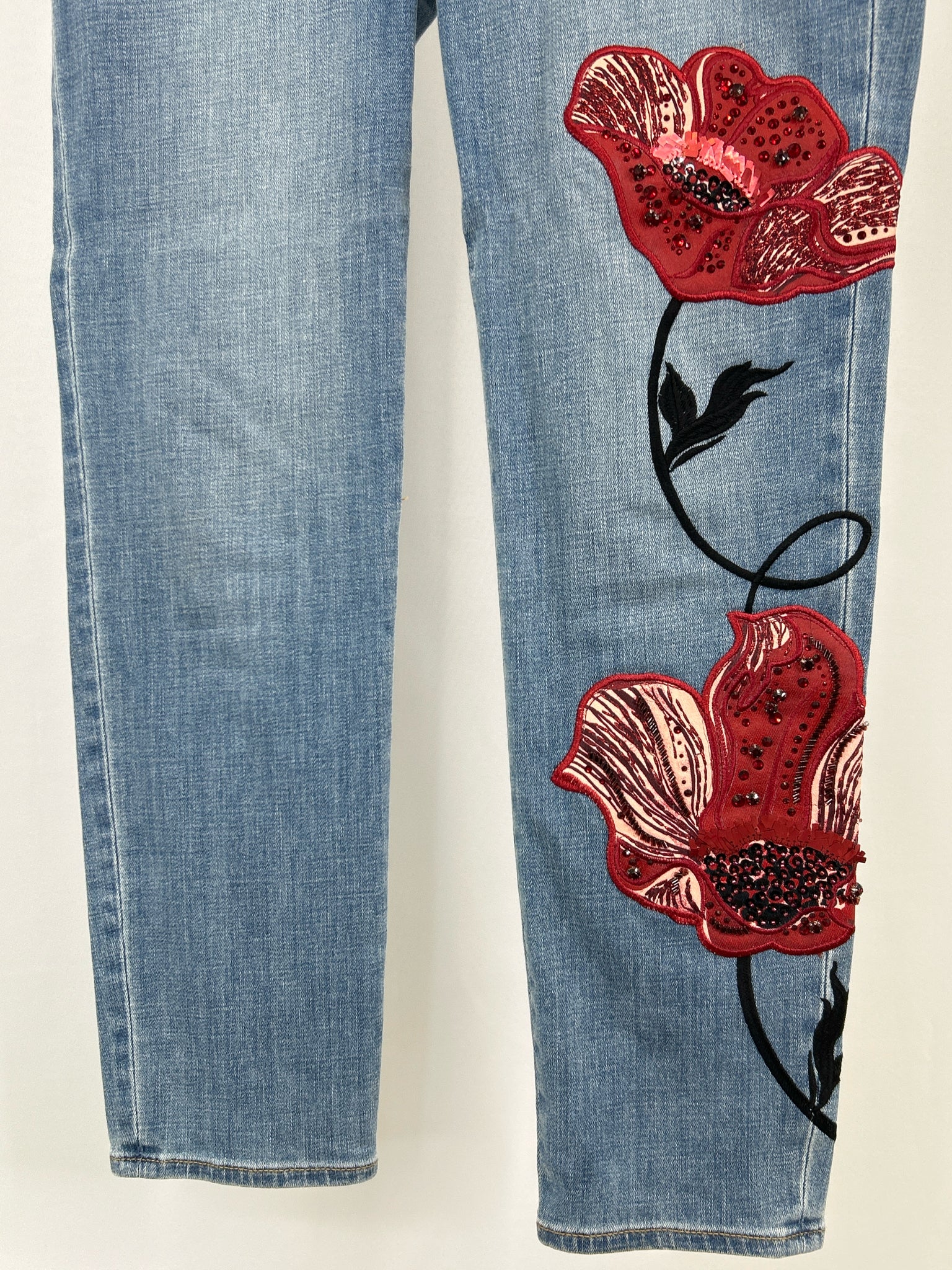 CHICO'S Size 4R BLUE DENIM Women jeans