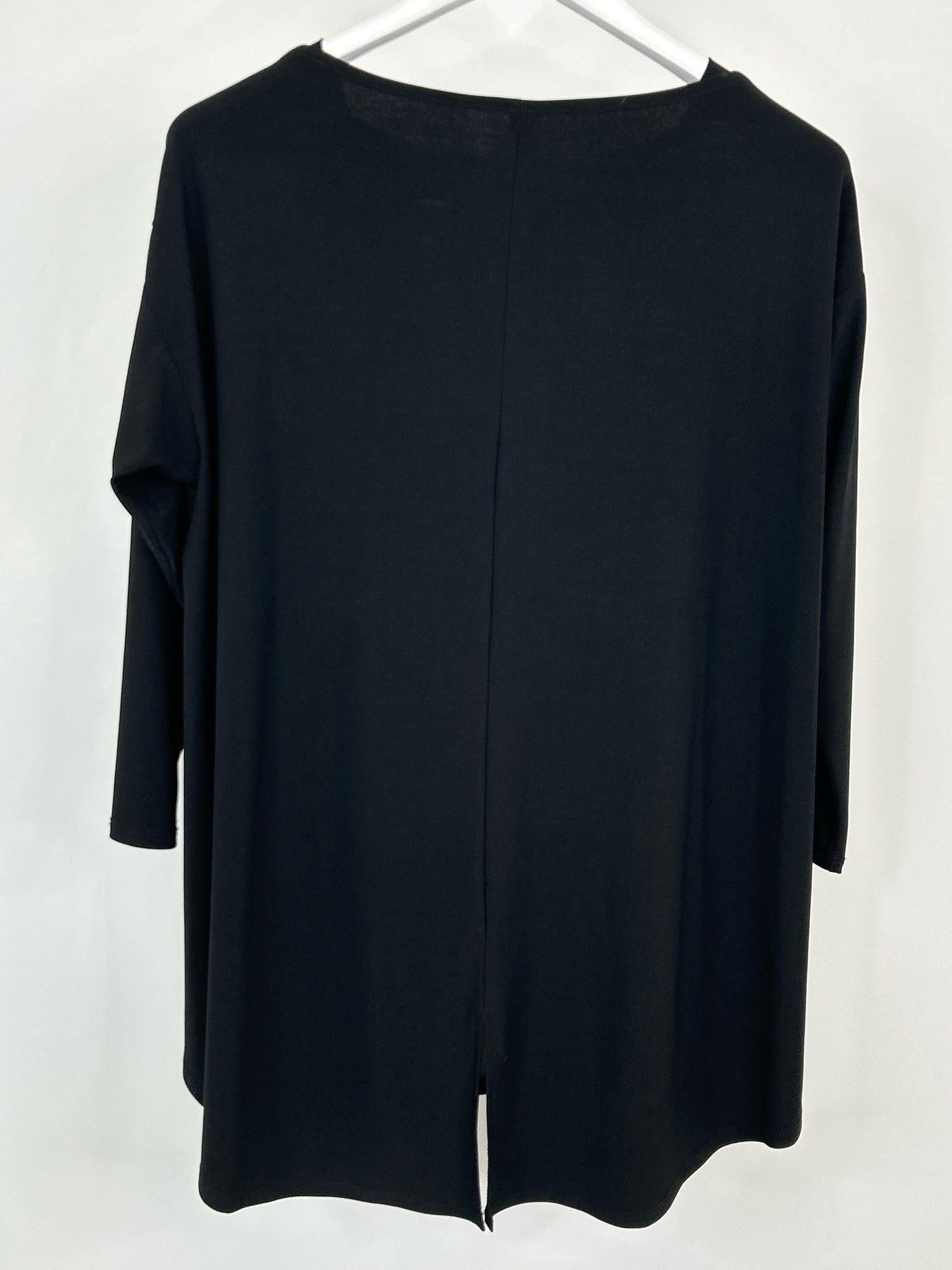 IC BY CONNIE K Size S Black Print Women Tunic