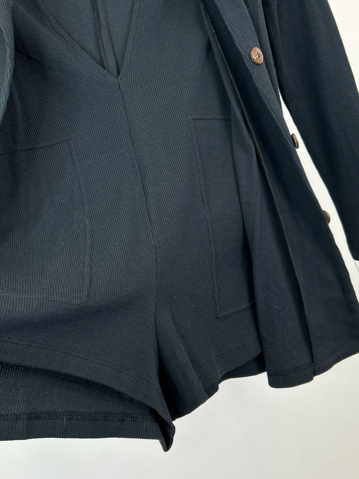 FP Beach Size S Black Women Romper