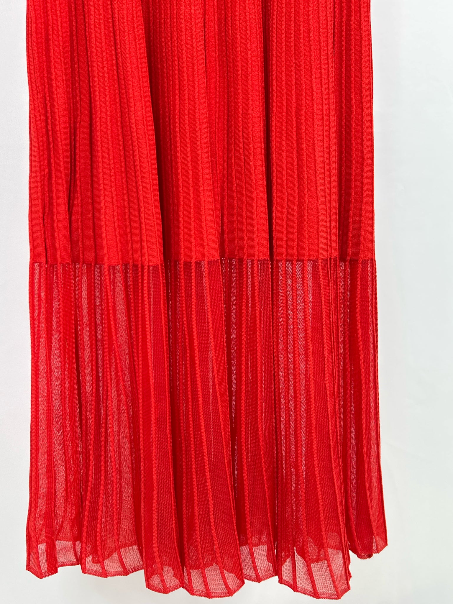 ANN TAYLOR Size L Red Women Dress