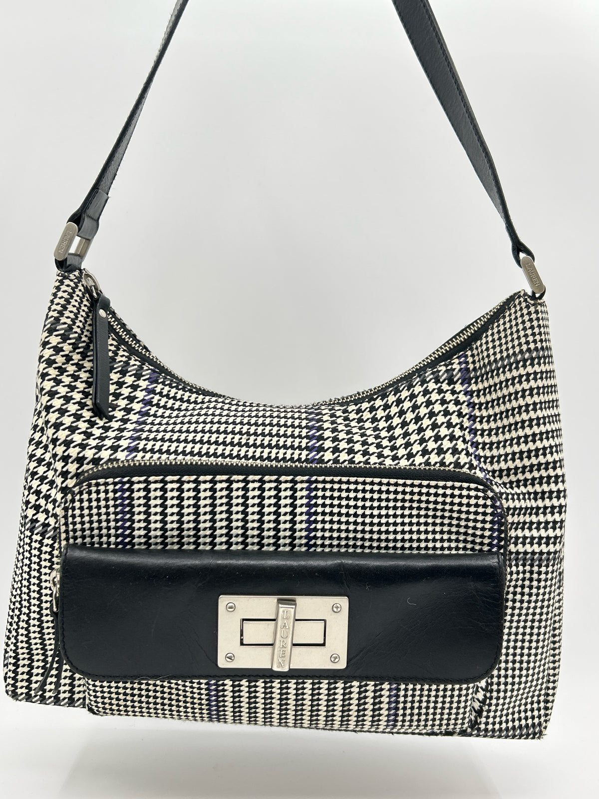 Lauren Ralph Lauren Black and White Women Purse