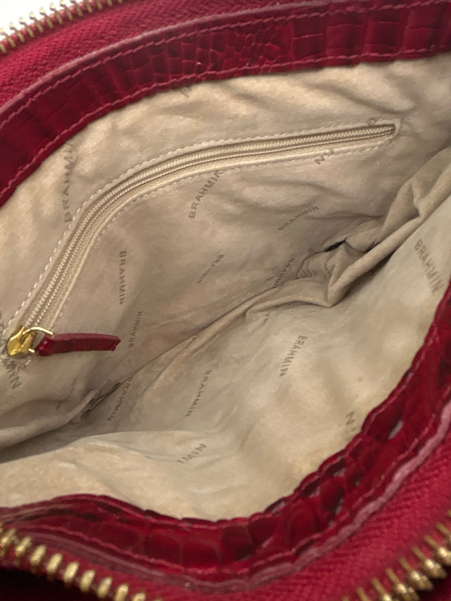 BRAHMIN DARK RED Women Purse