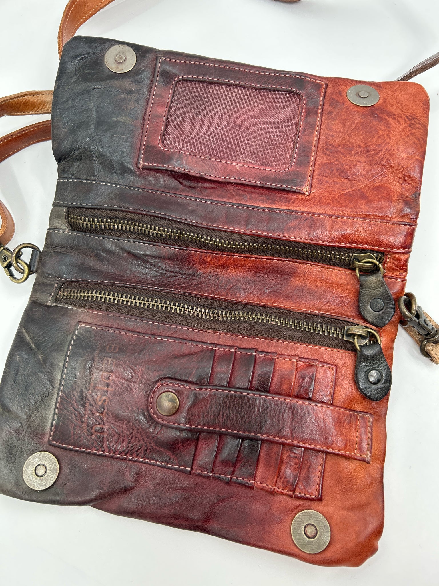 BED STU Tan and Black Women Purse