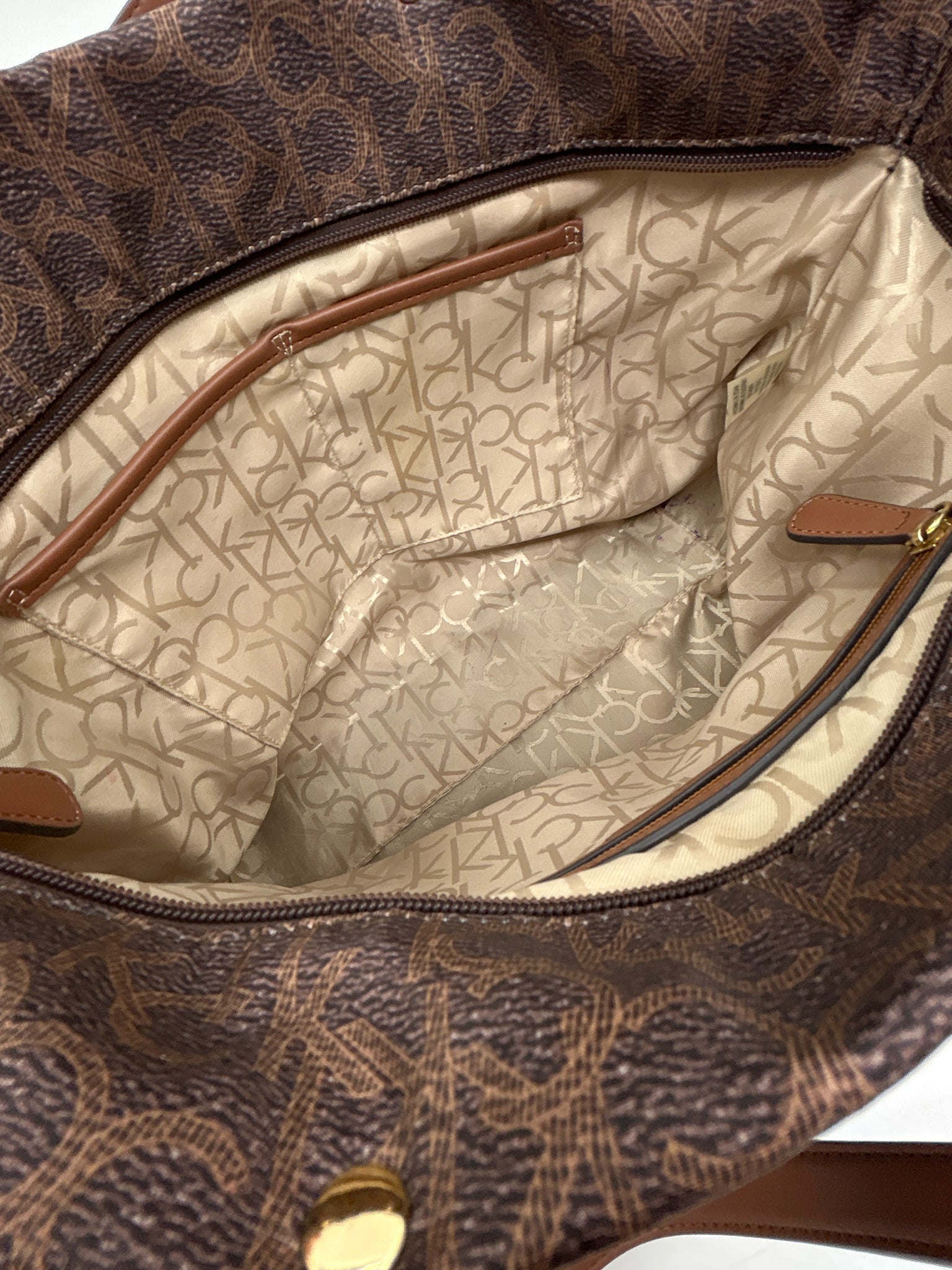 CALVIN KLEIN Brown Women Purse