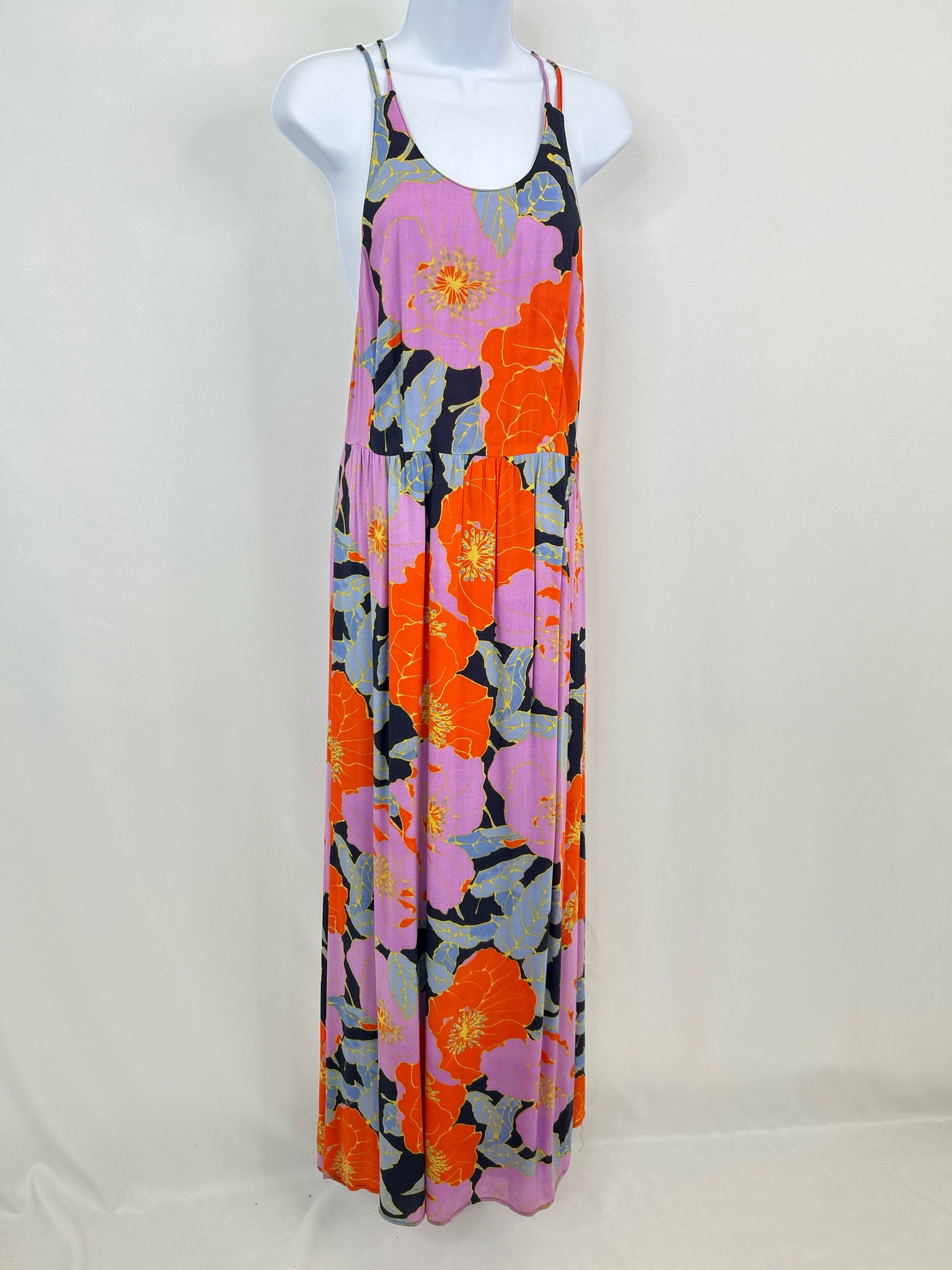 LOFT Size 4 Purple and Orange Women Dress