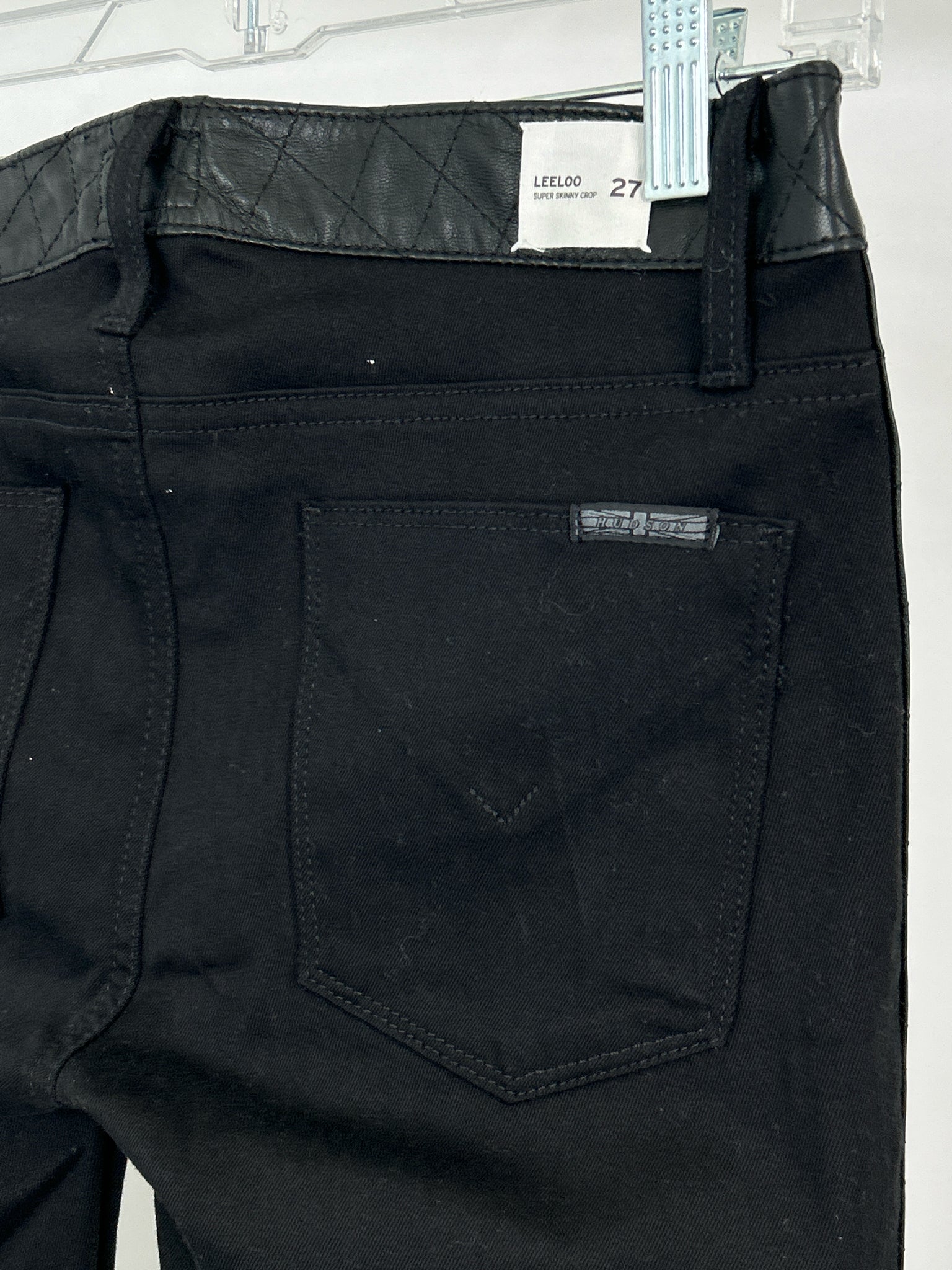 HUDSON Size 27/4 Black Women jeans