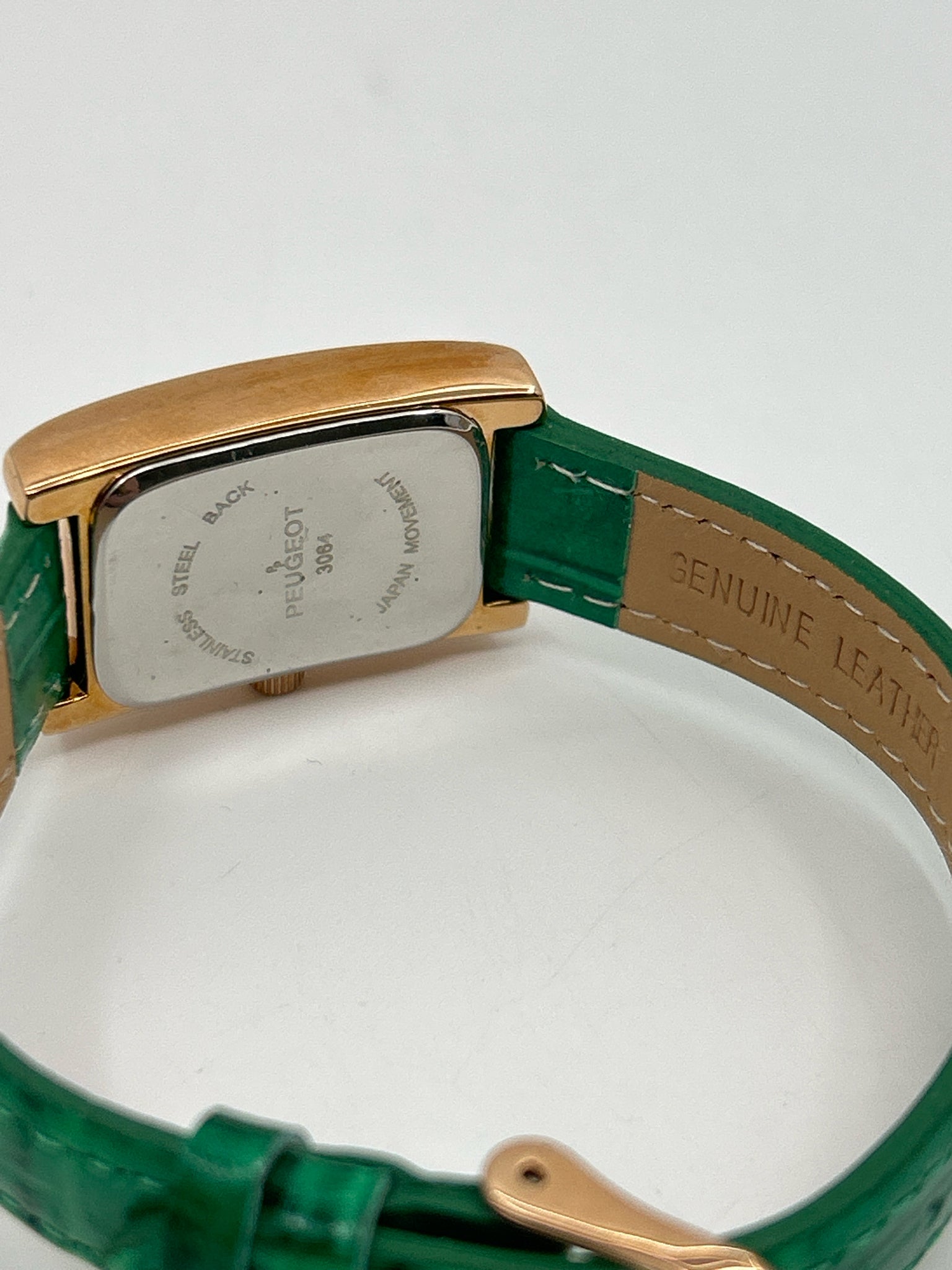 PEUGEOT GOLD AND GREEN Watch