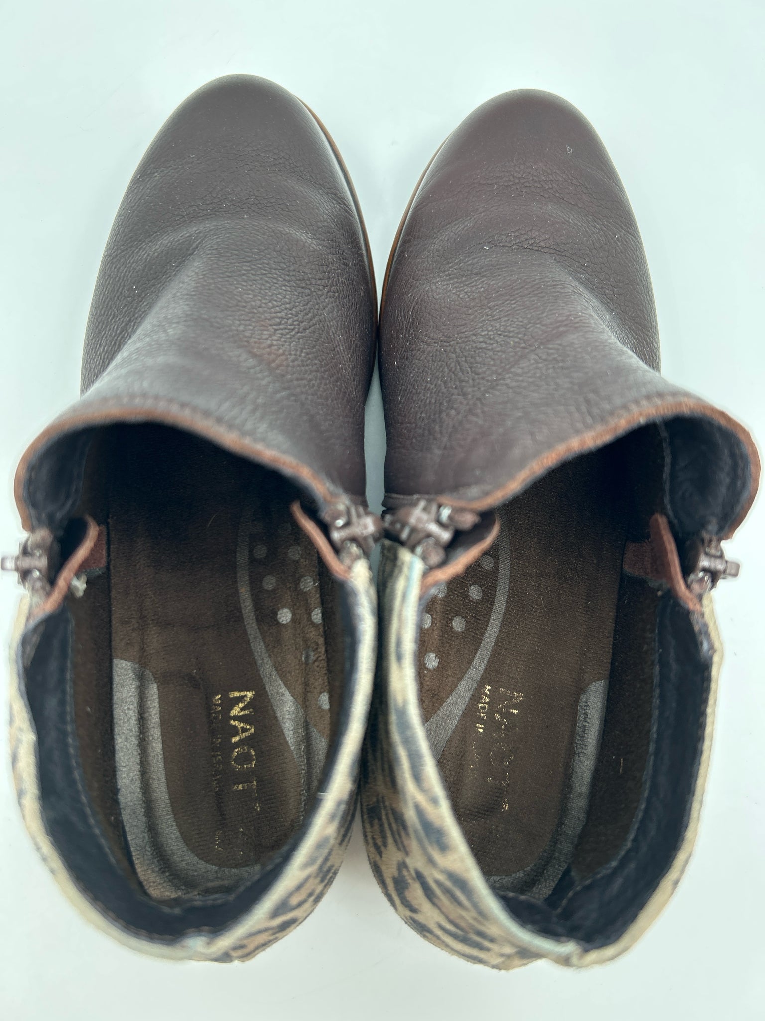 NAOT Size 38 Brown Women Booties