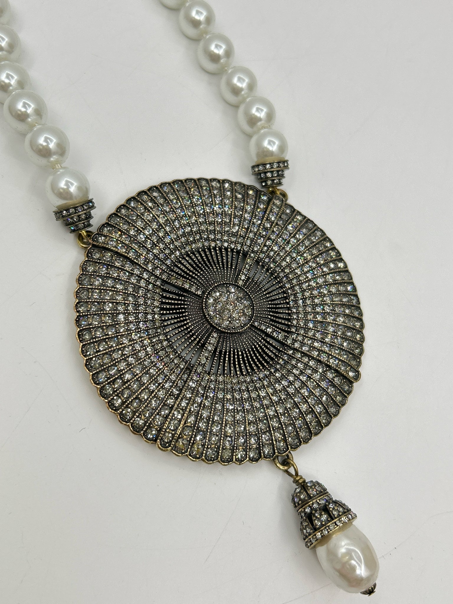 HEIDI DAUS Ivory and Gold Necklace