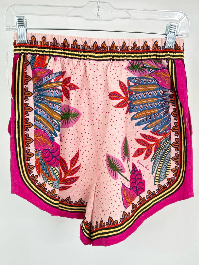FARM RIO Women Size XS Pink Print Shorts