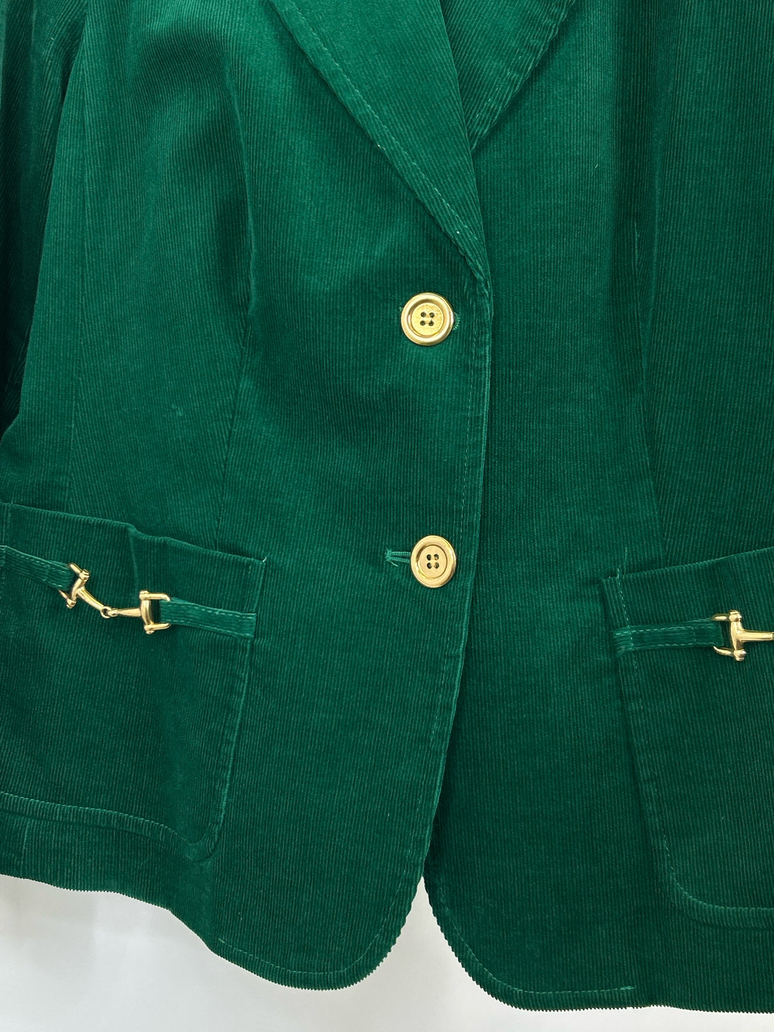 TALBOTS Size 12P Green Women Jacket