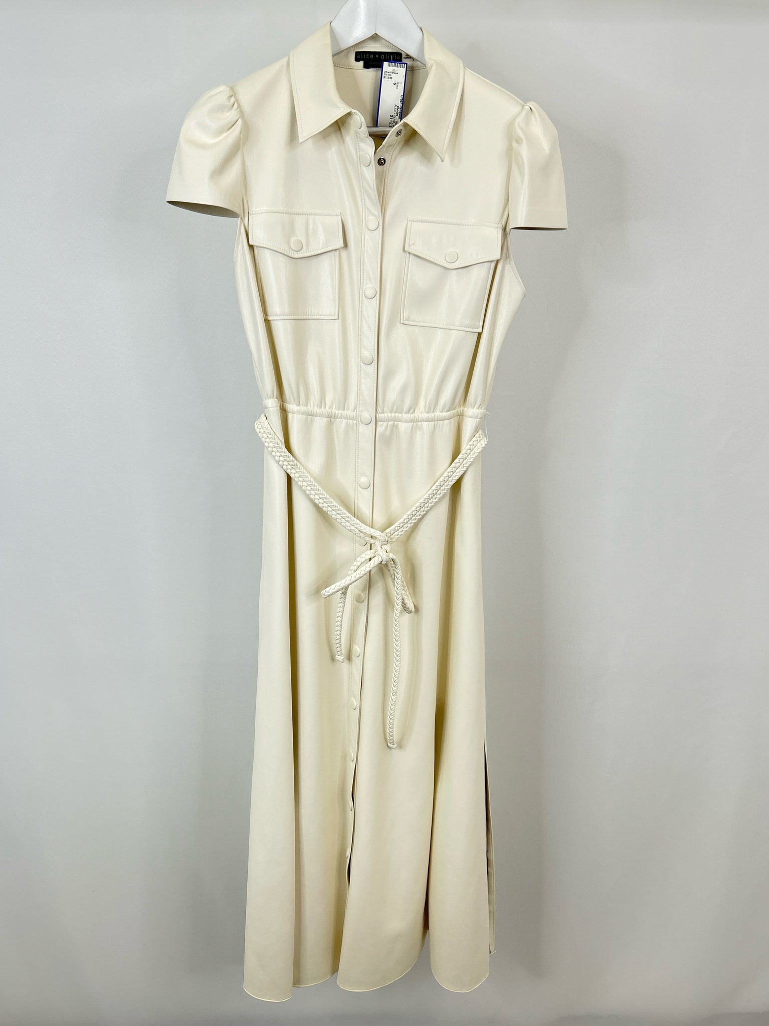 ALICE + OLIVIA Size 6 Ivory Women Dress