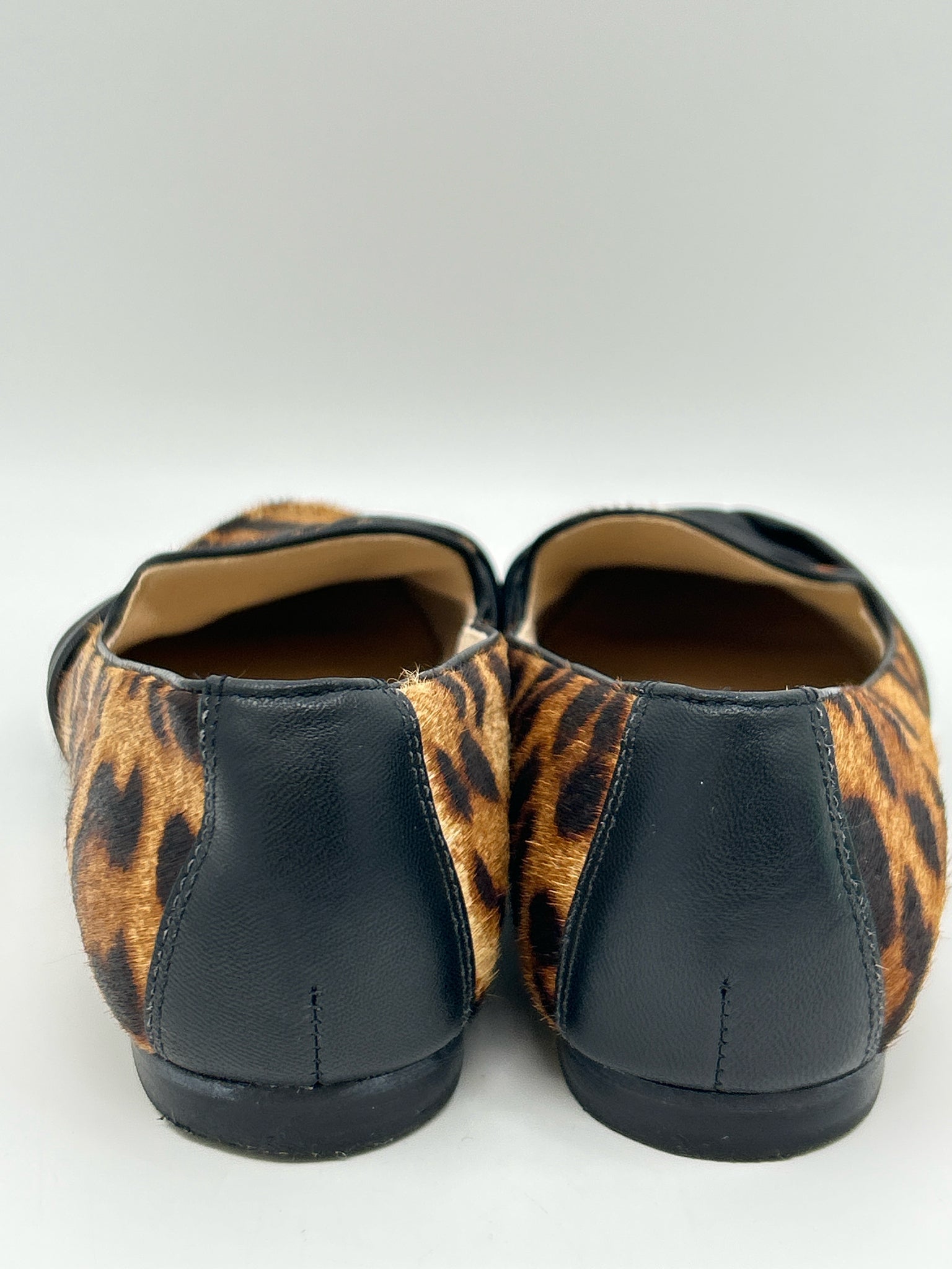 TALBOTS Size 8.5M Tan and Black Women Loafer