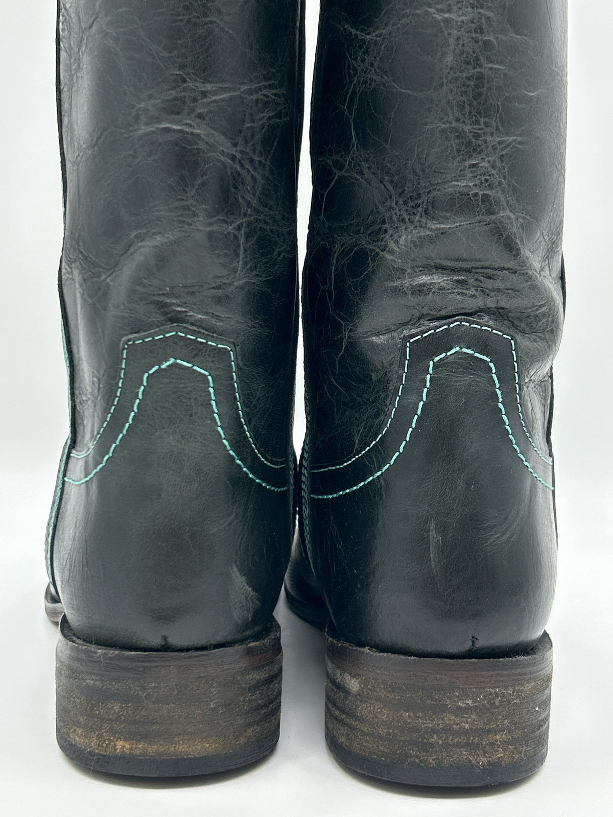 LUCCHESE Size 9B Black Women Boots
