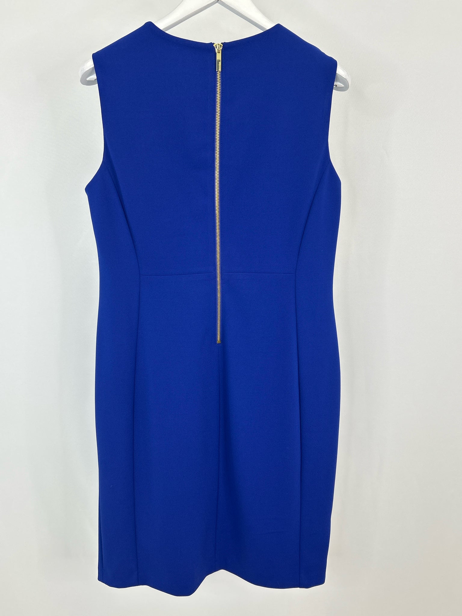 CALVIN KLEIN Size 14W Blue Women Dress