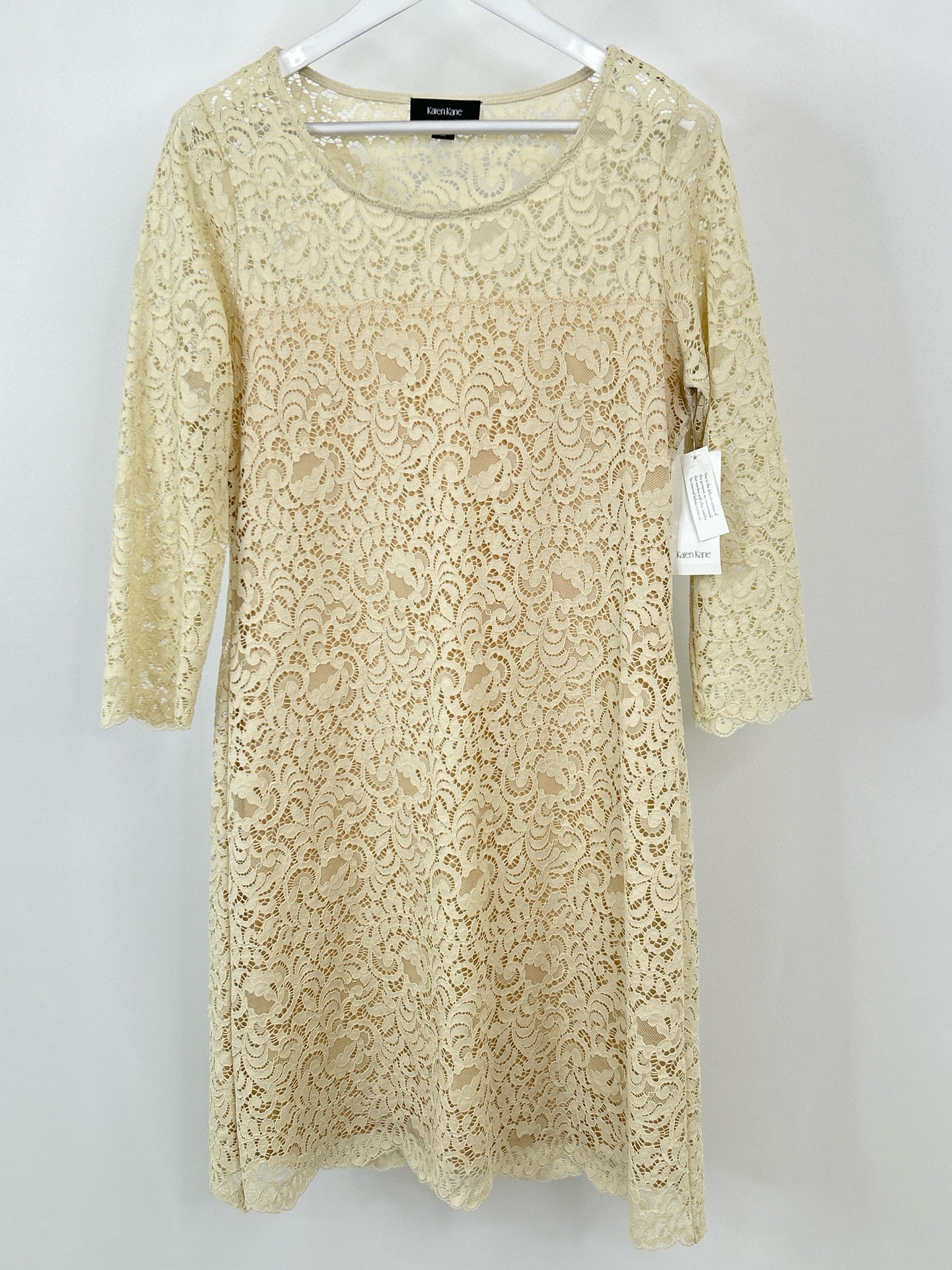 KAREN KANE NWT Size XL Beige Women Dress
