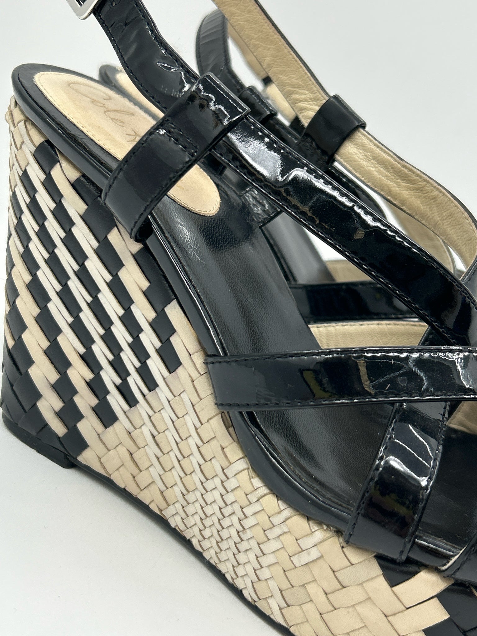 COLE HAAN Size 9B Black Women Sandal