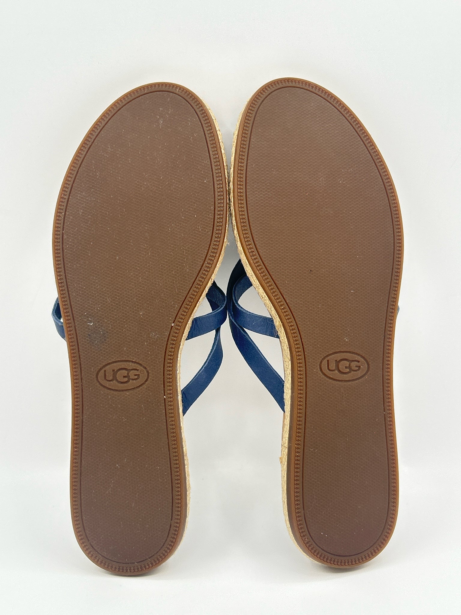 UGG Size 9 BLUE & BROWN Women Sandal