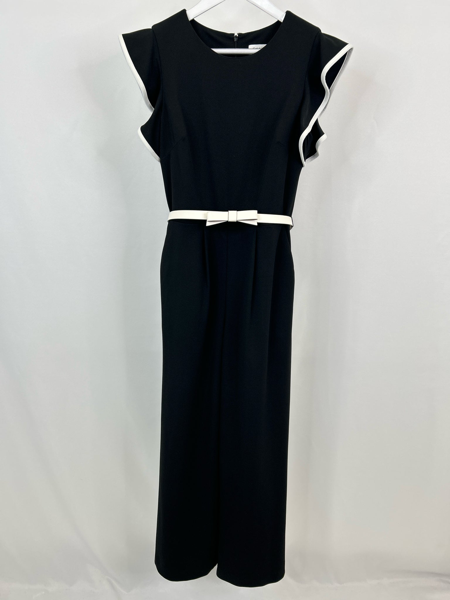CALVIN KLEIN Size 10 Black Women Jumpsuit