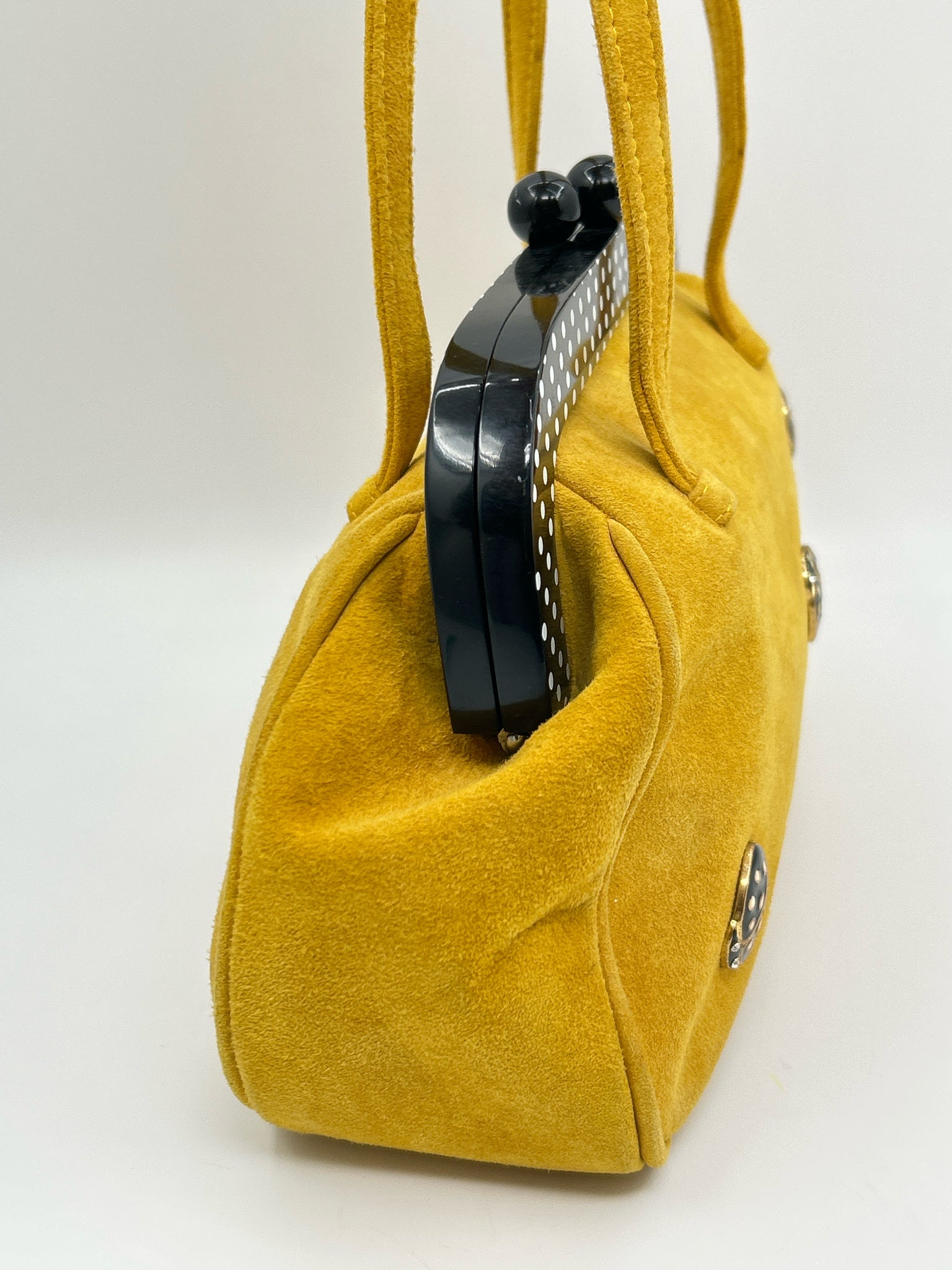LULU GUINNESS Yellow & Black Women Purse