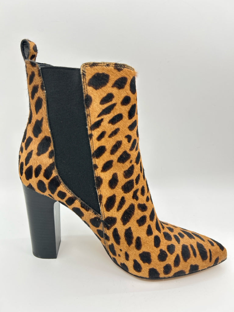 VINCE CAMUTO Women Size 10M Animal Print Booties NWOB