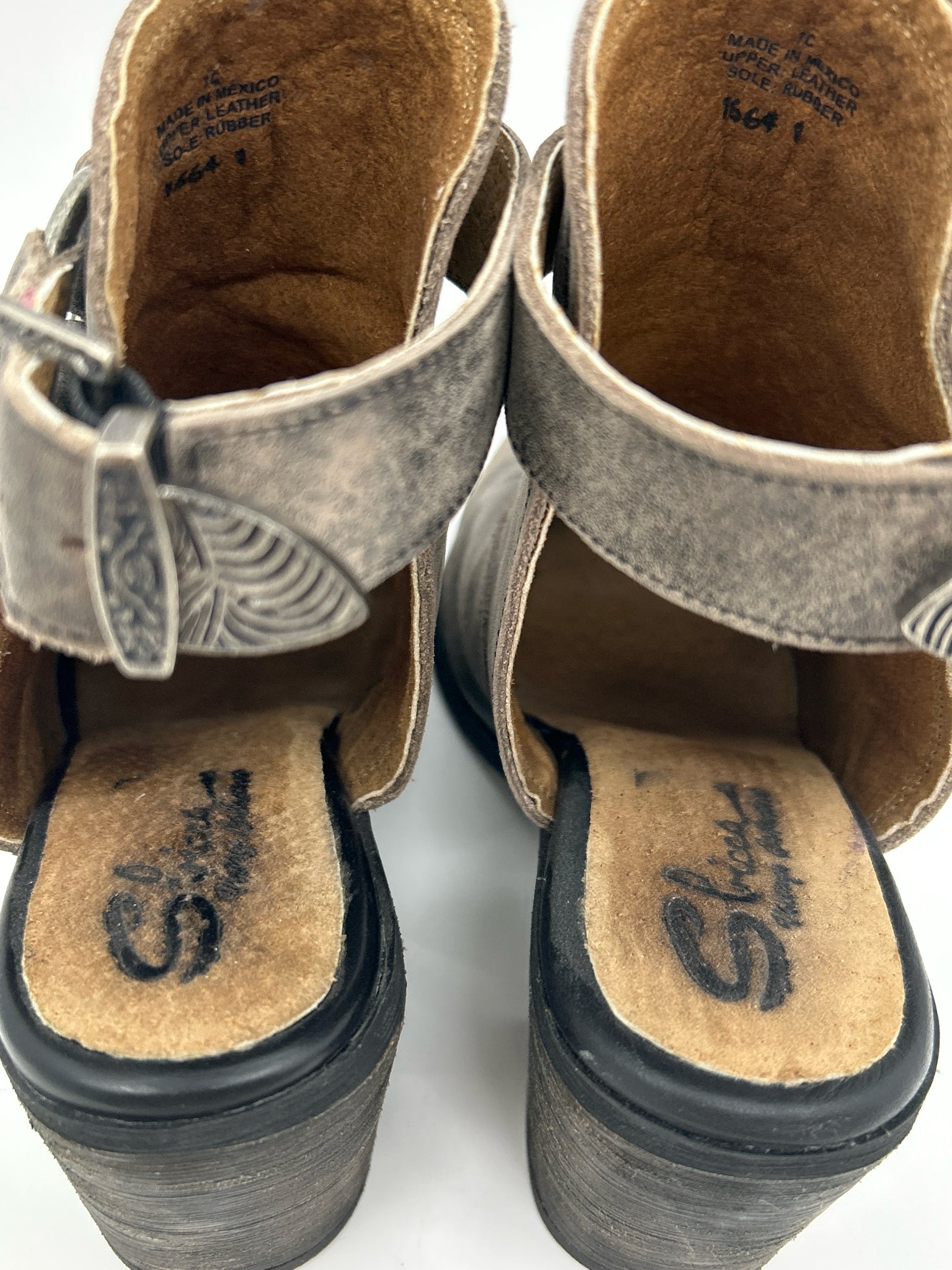 SBICCA Size 7 Charcoal Women Booties