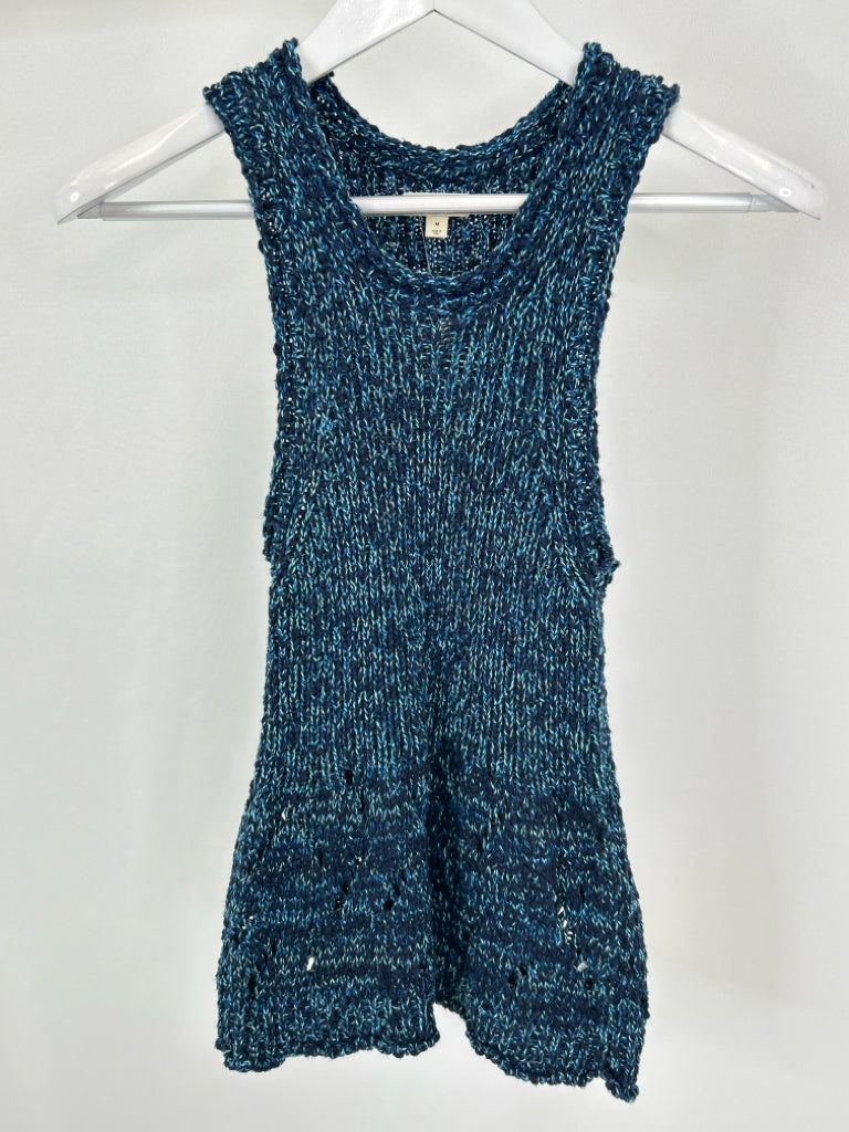 PILCRO Size M Blue Women's Top