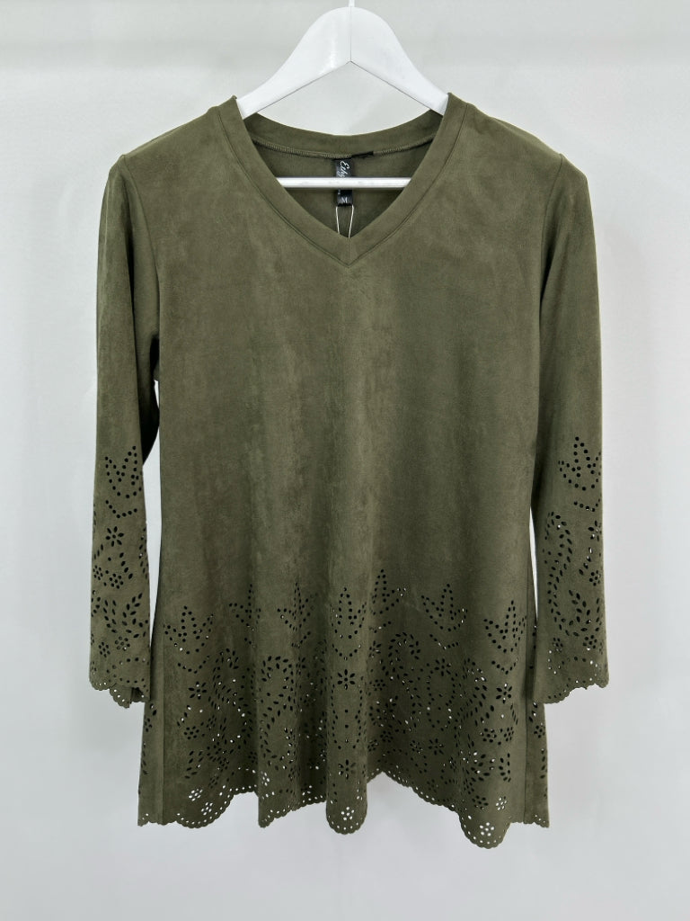 ETHYL Women Size M Green Tunic