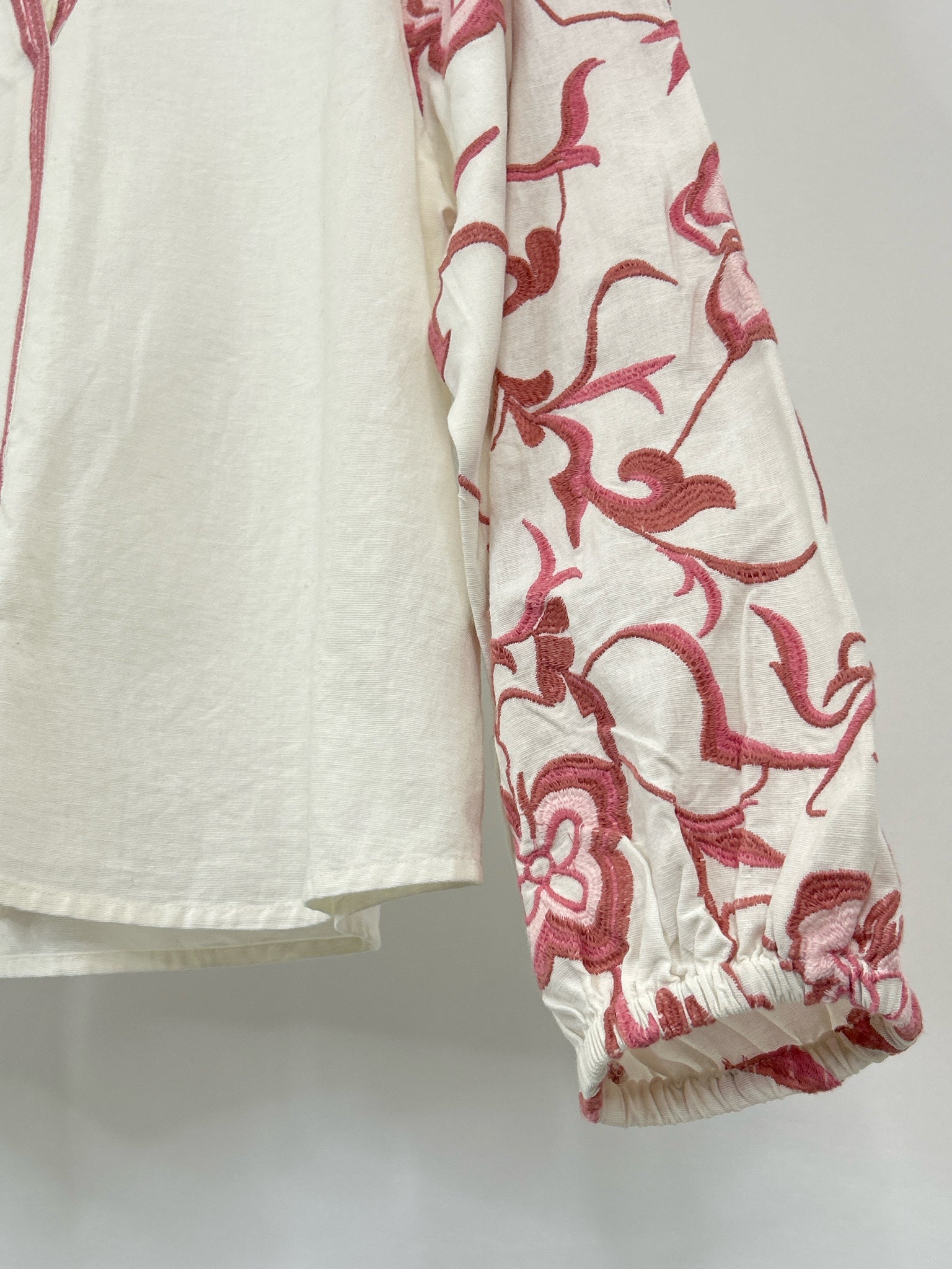 calypso st barth Size L White and PINK Women Top