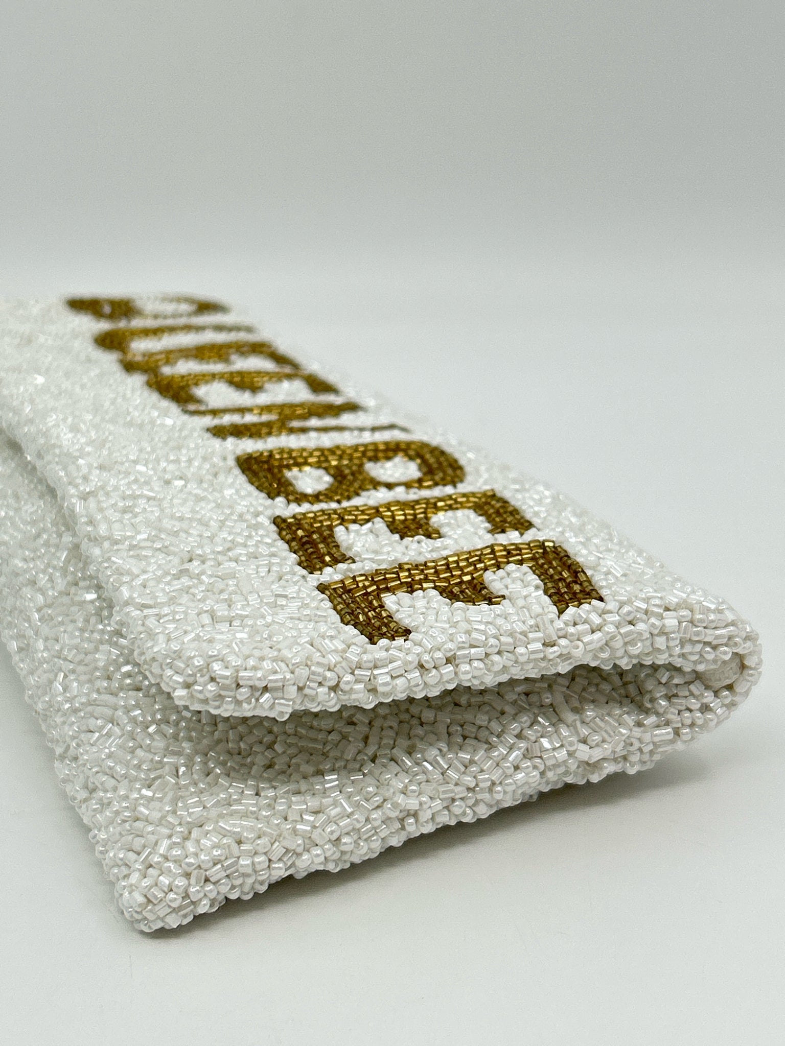 MONOGRAM GOODS WHITE AND GOLD Women Purse