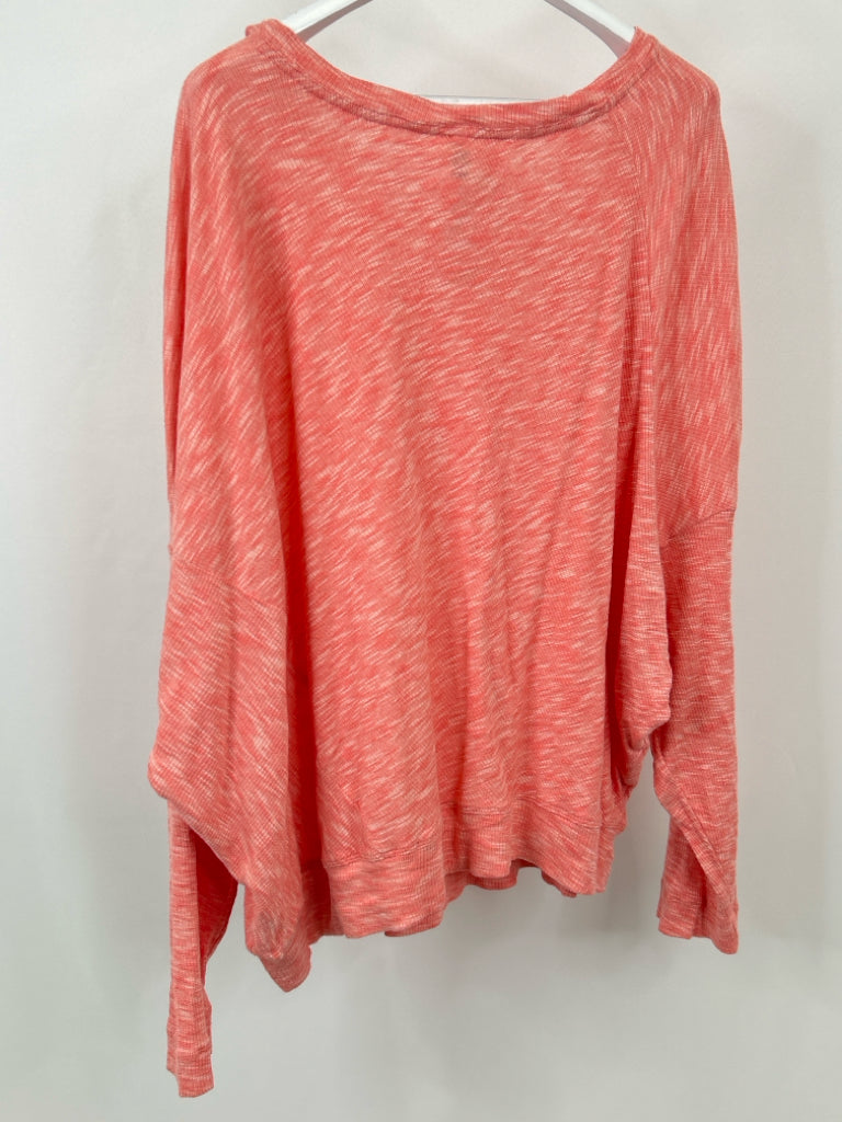 ANTHROPOLOGIE Women Size 2X Coral Top