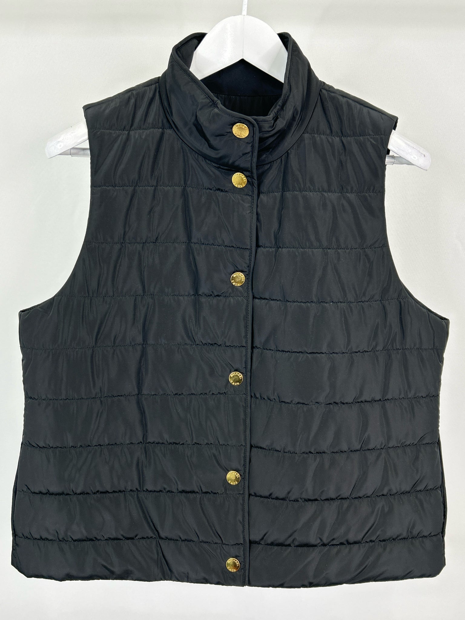 MICHAEL MICHAEL KORS NWT Size L Black Women Vest