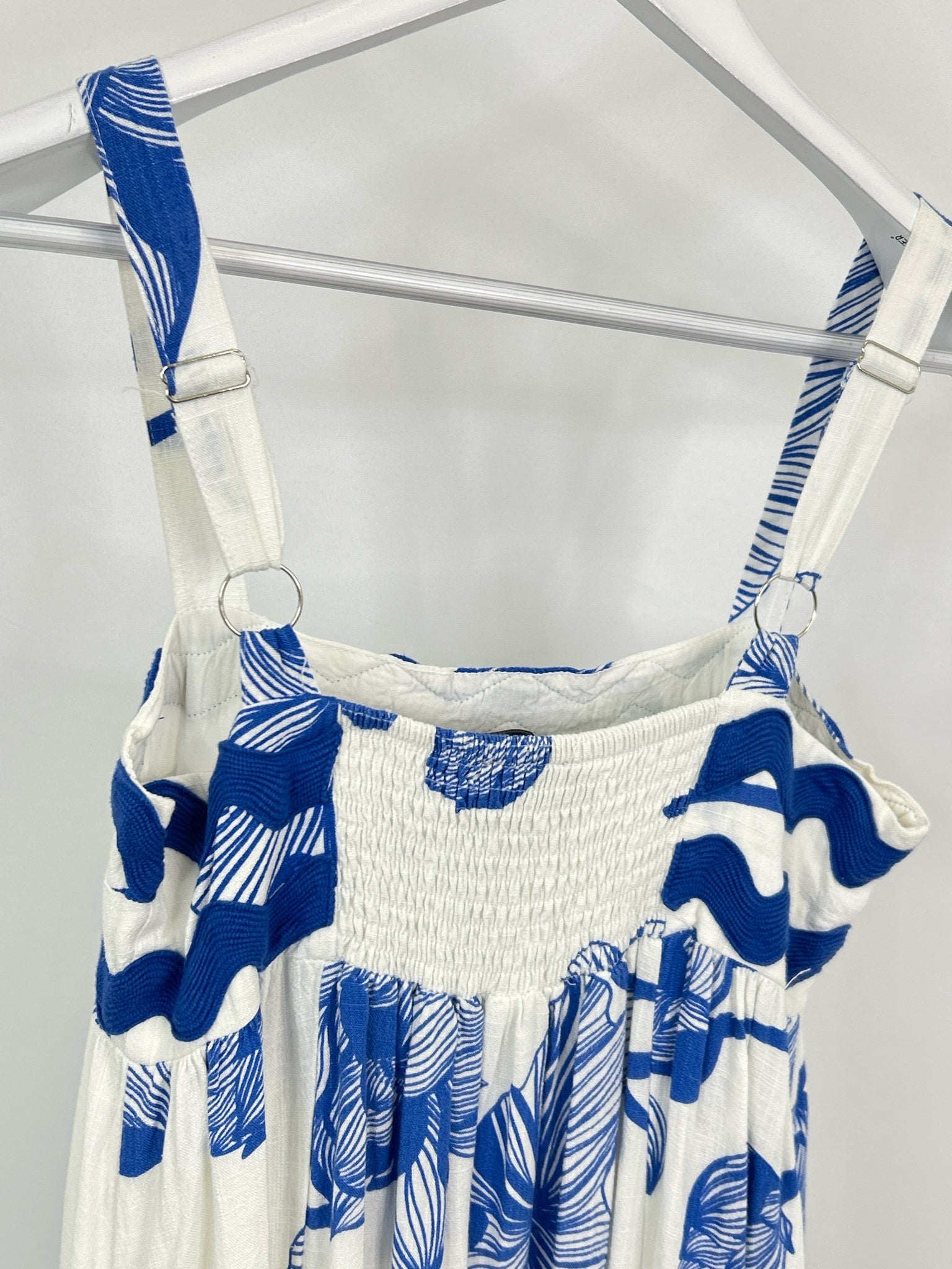 White Closet Size S WHITE AND BLUE Women Dress