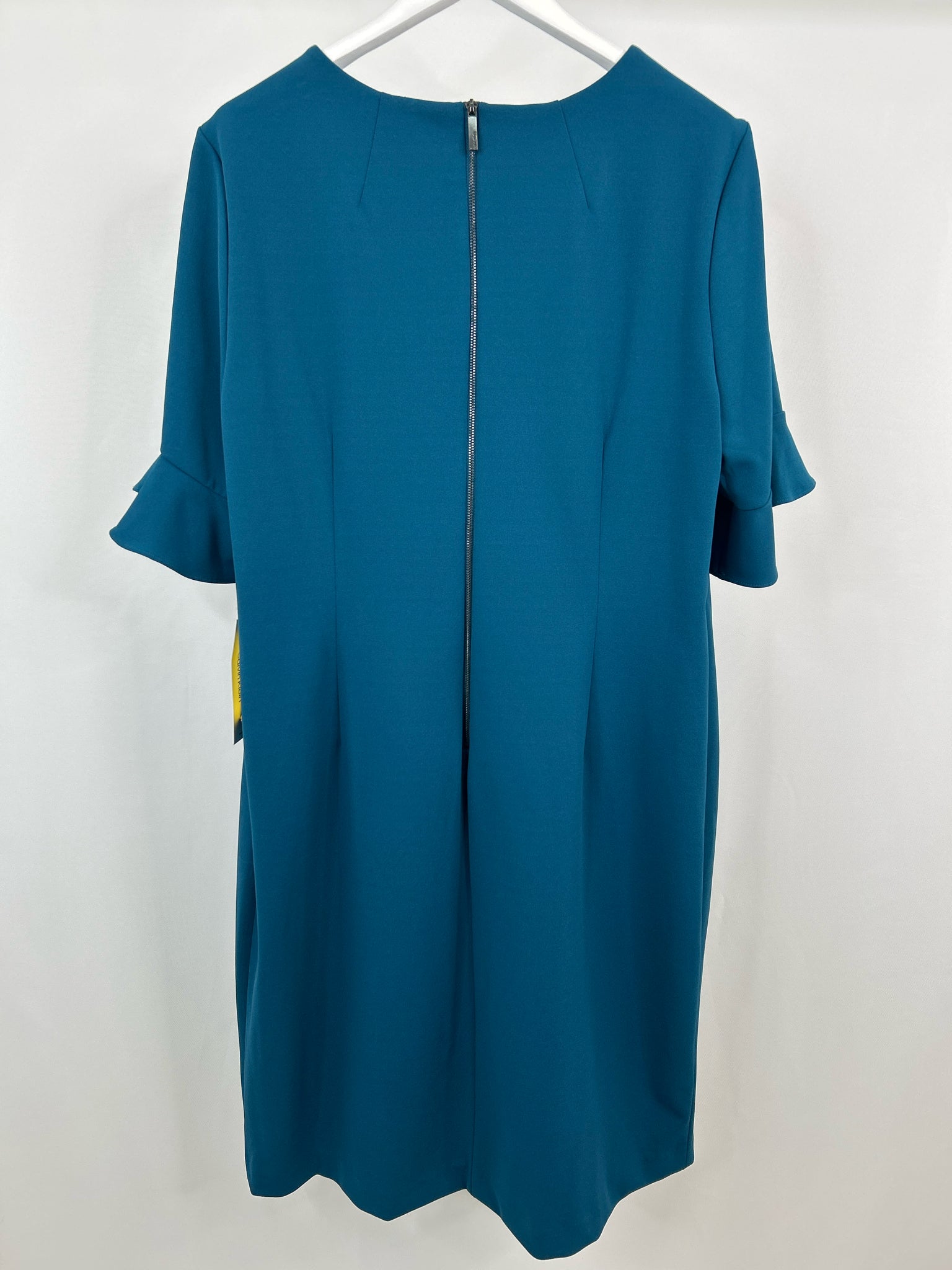 CALVIN KLEIN Size 22W Teal Women Dress