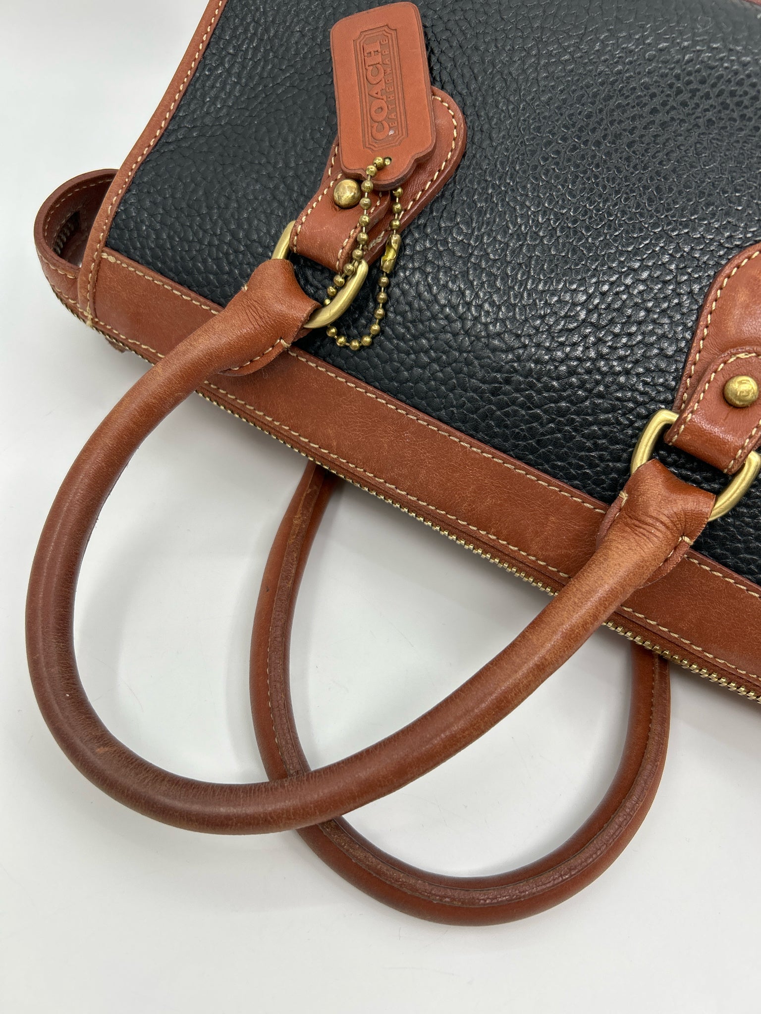 COACH Vintage Black and  Tan Women Purse