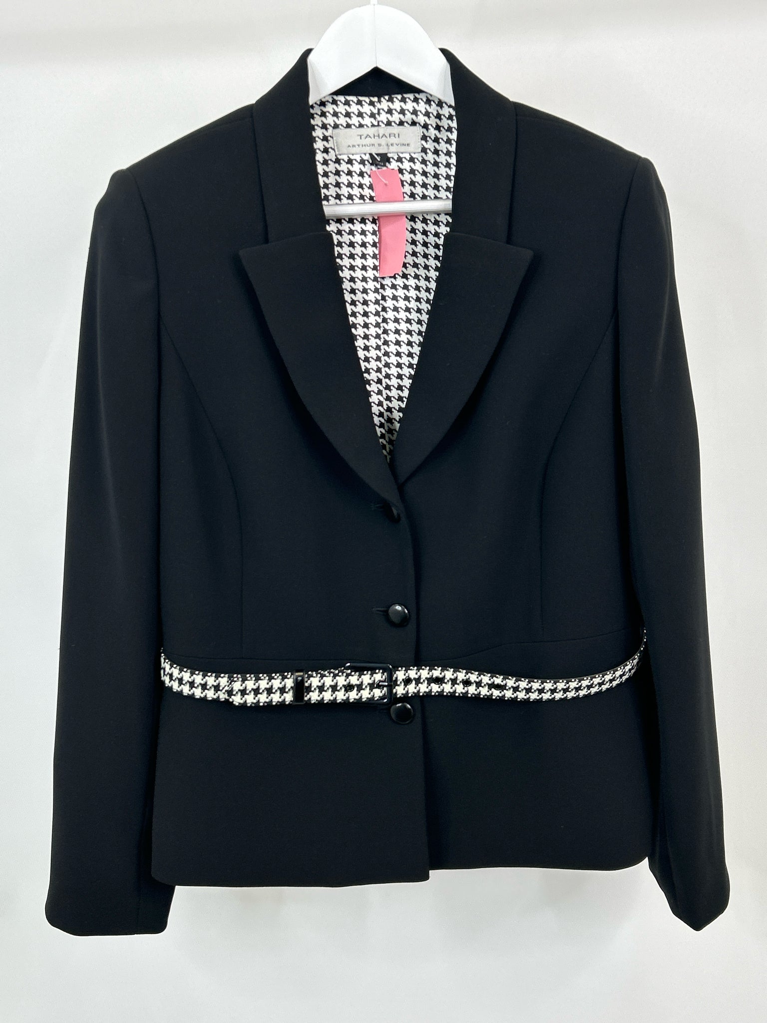 TAHARI Size 12 Black Women Blazer