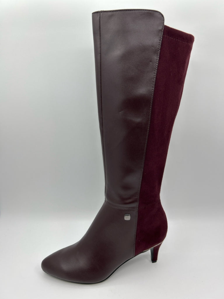 ALFANI Women Size 10M Burgundy Boots