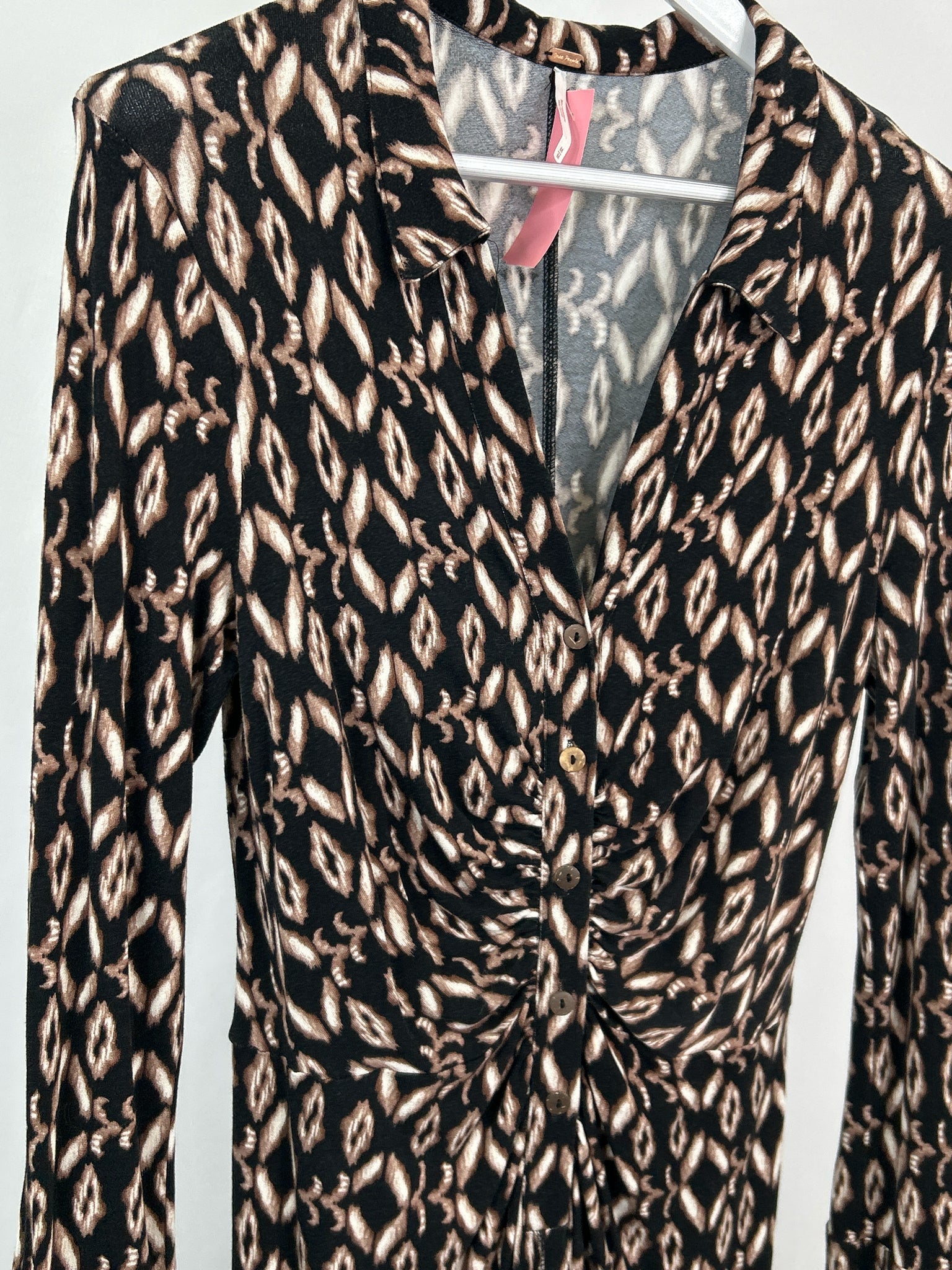 FREE PEOPLE Size M black and brown Women Jumpsuit