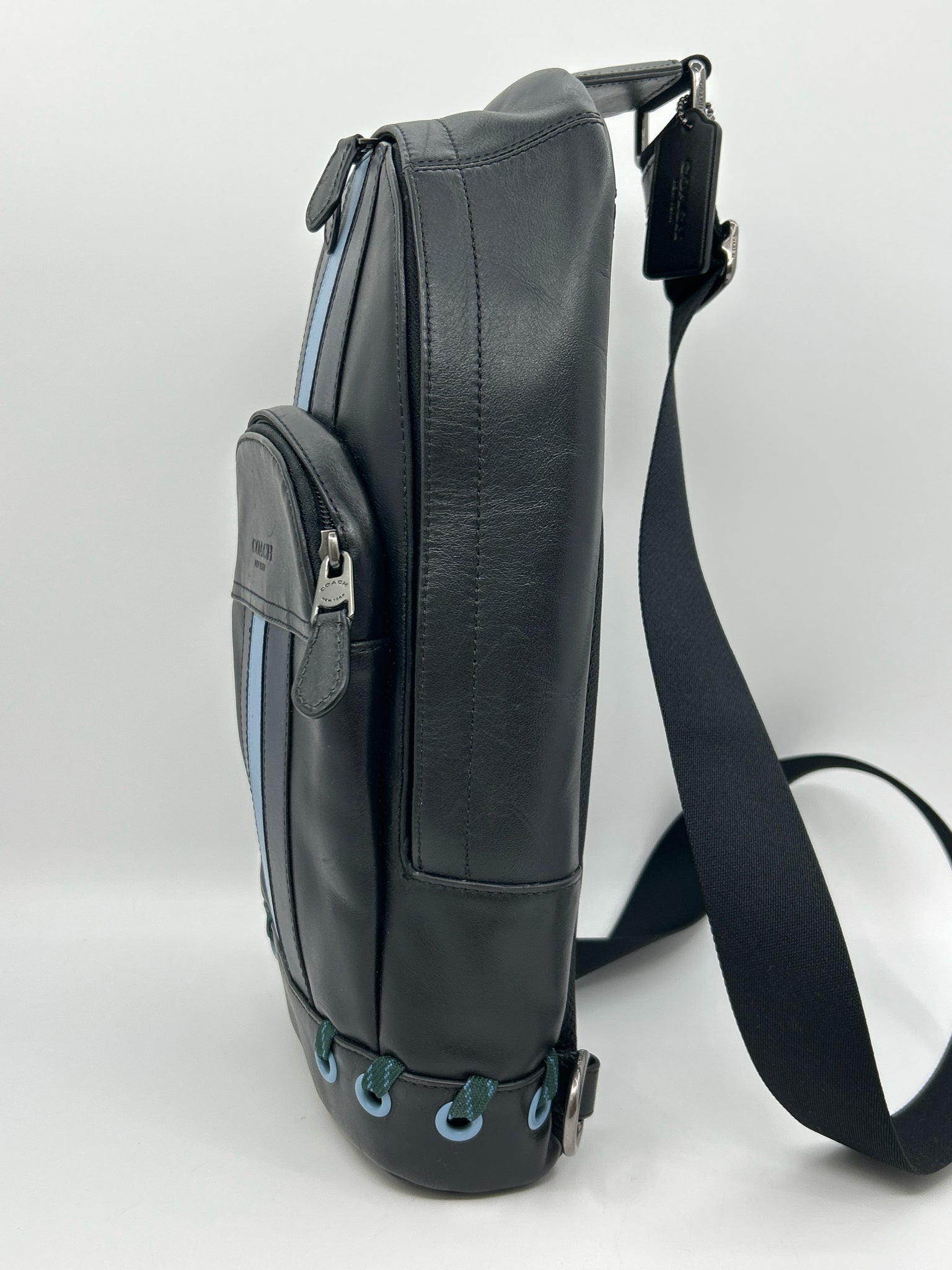 Coach Black & Blue Women Purse