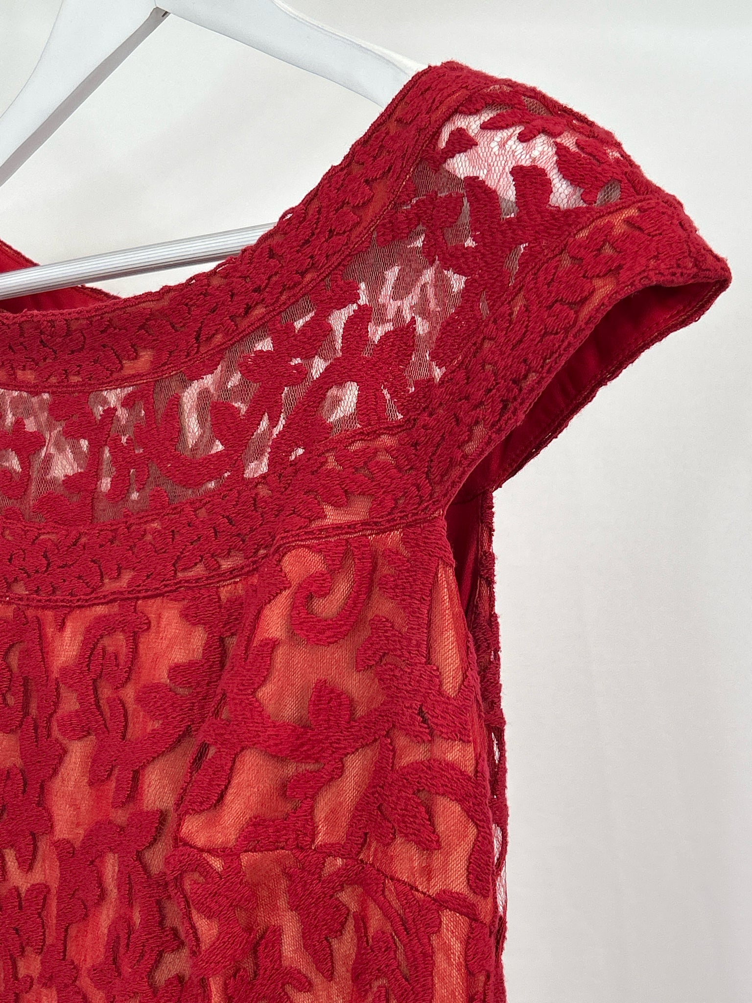 TADASHI SHOJI Size 10 Red Women Dress
