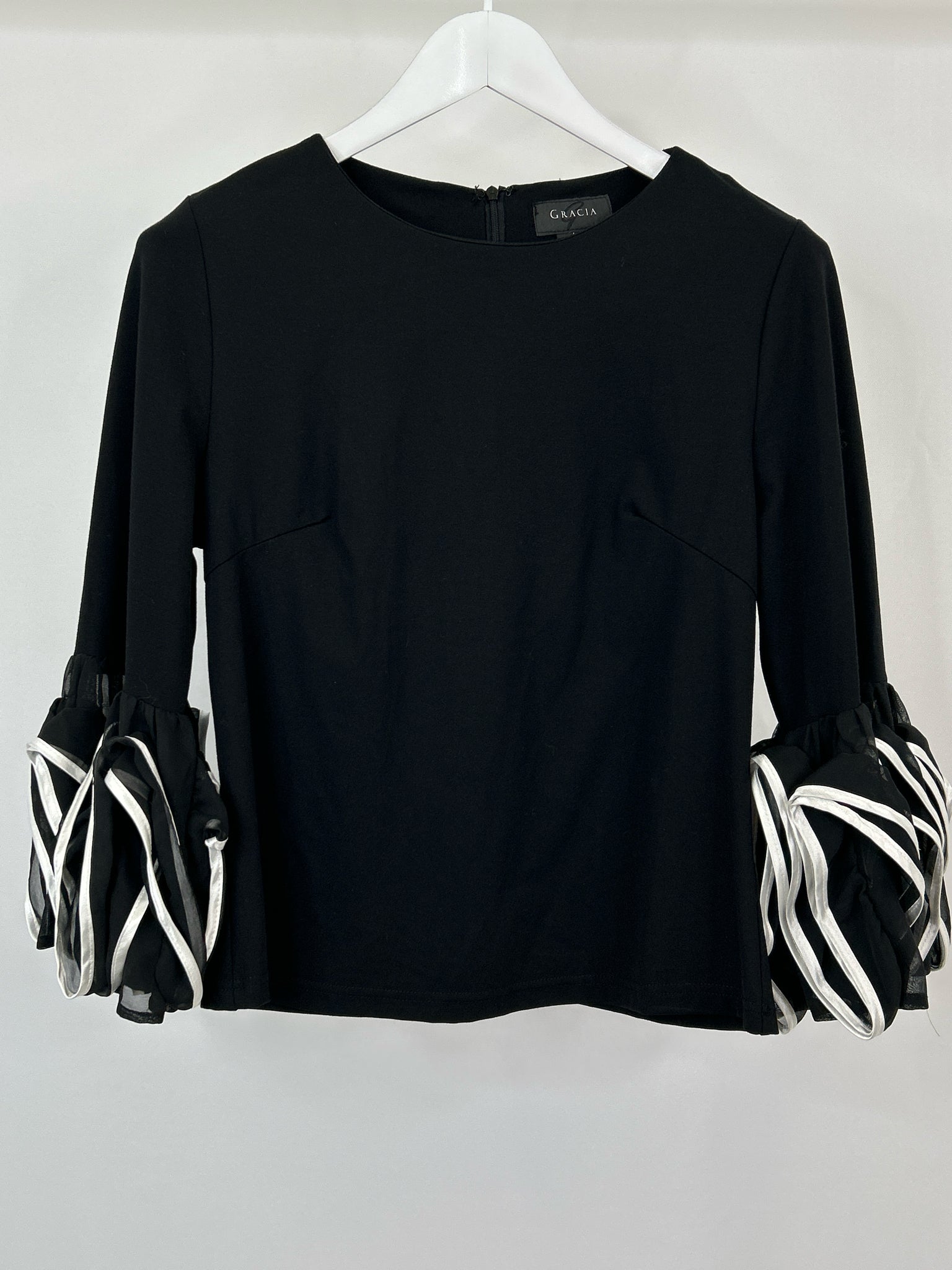 GRACIA Size L Black Women Top