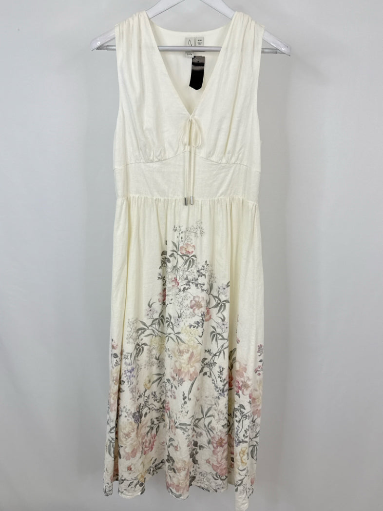 JOIE Size M White Floral Women Dress