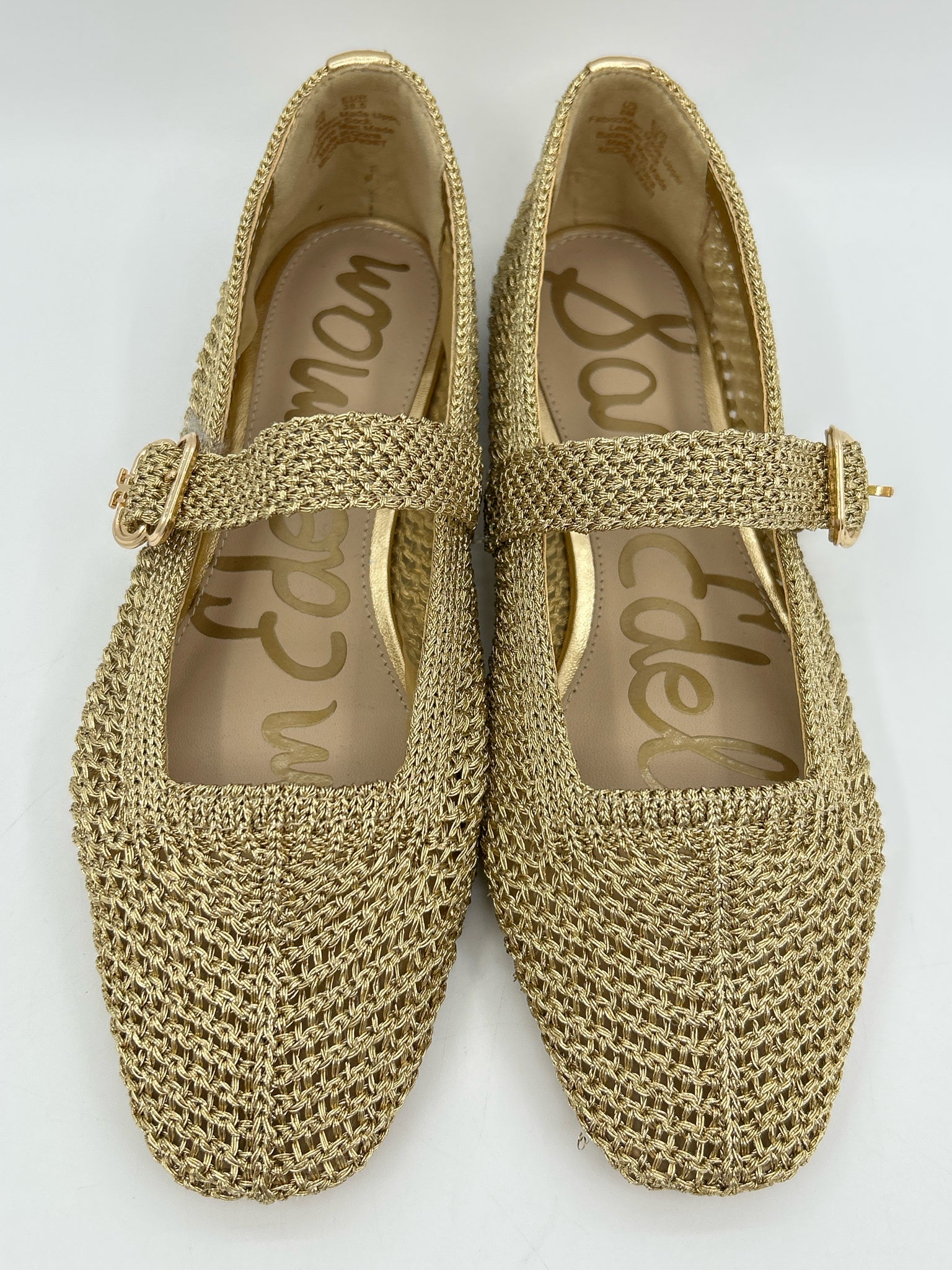 SAM EDELMAN Size 8 Gold Women Flats