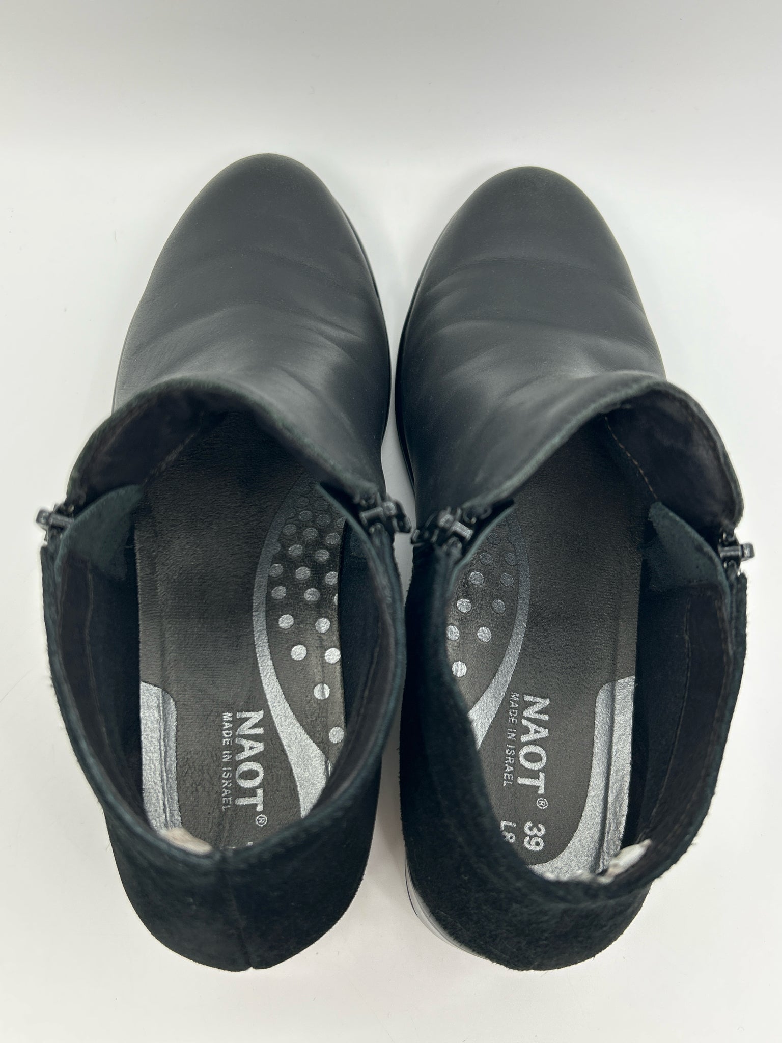 NAOT Size 8/8.5 Black Women Booties