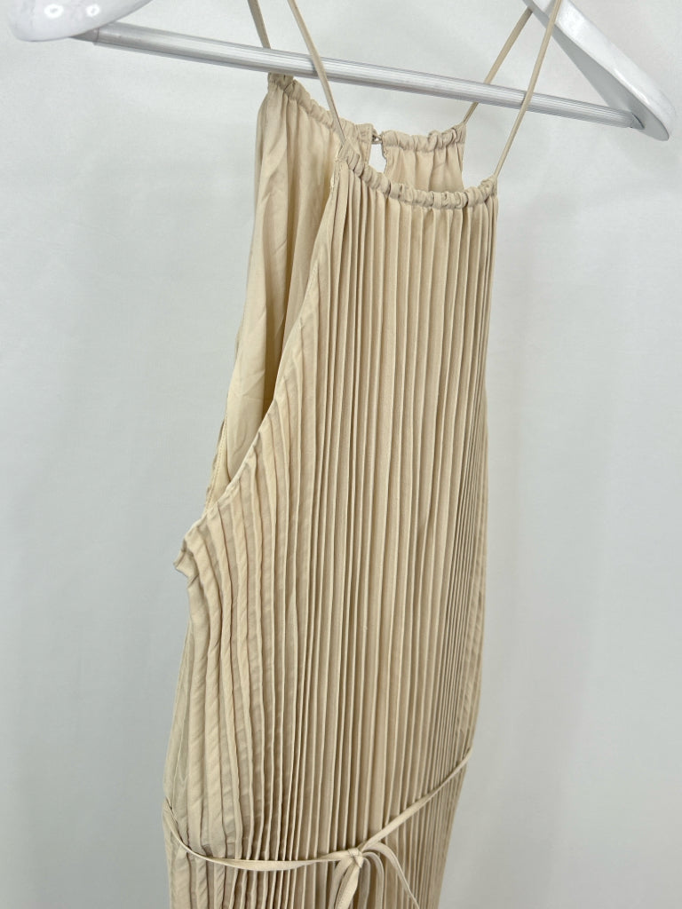 BANANA REPUBLIC Size L Beige Dress